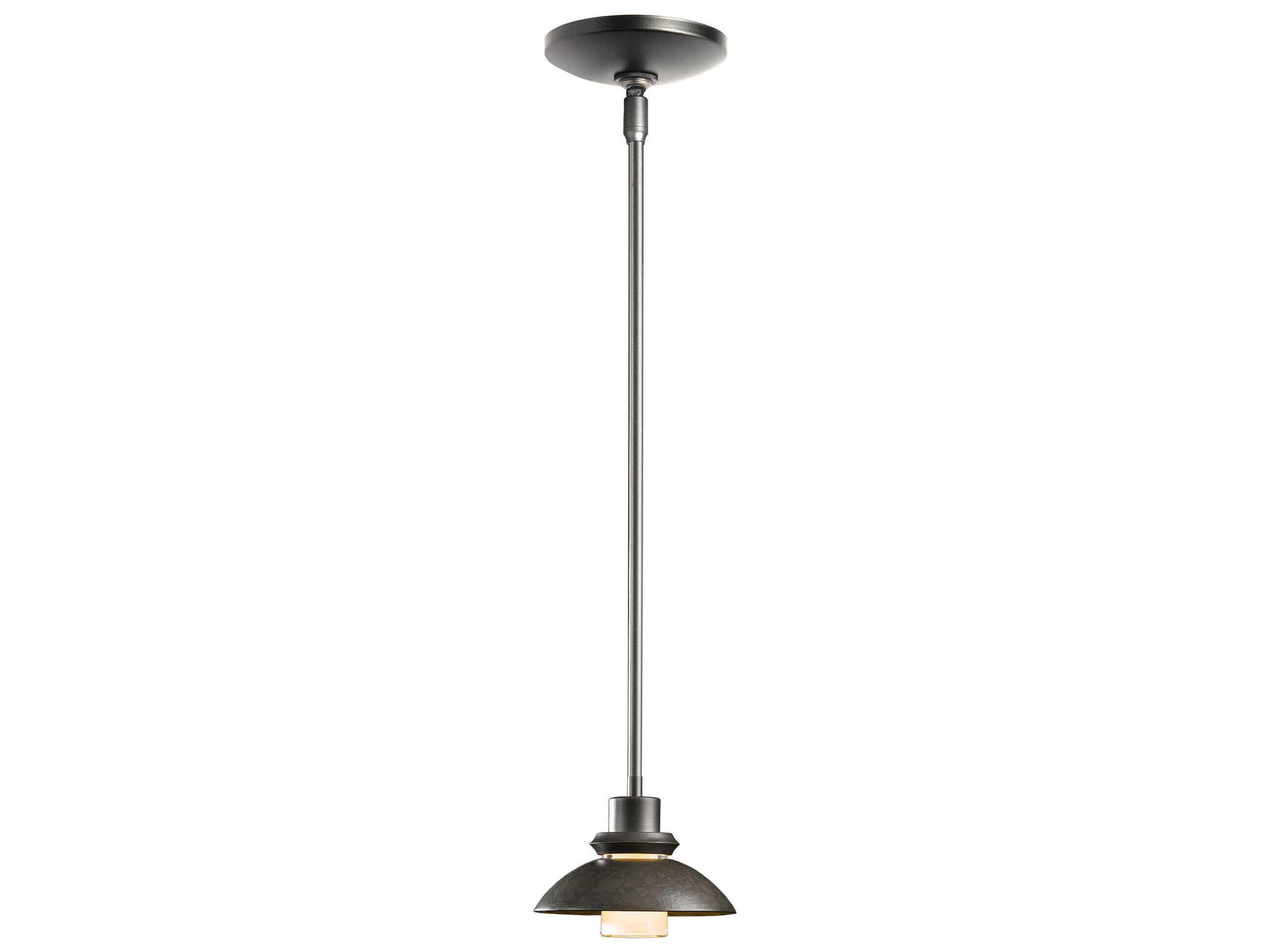Hubbardton Forge Staccato 1-Light Glass Cylinder Dome Mini Pendant