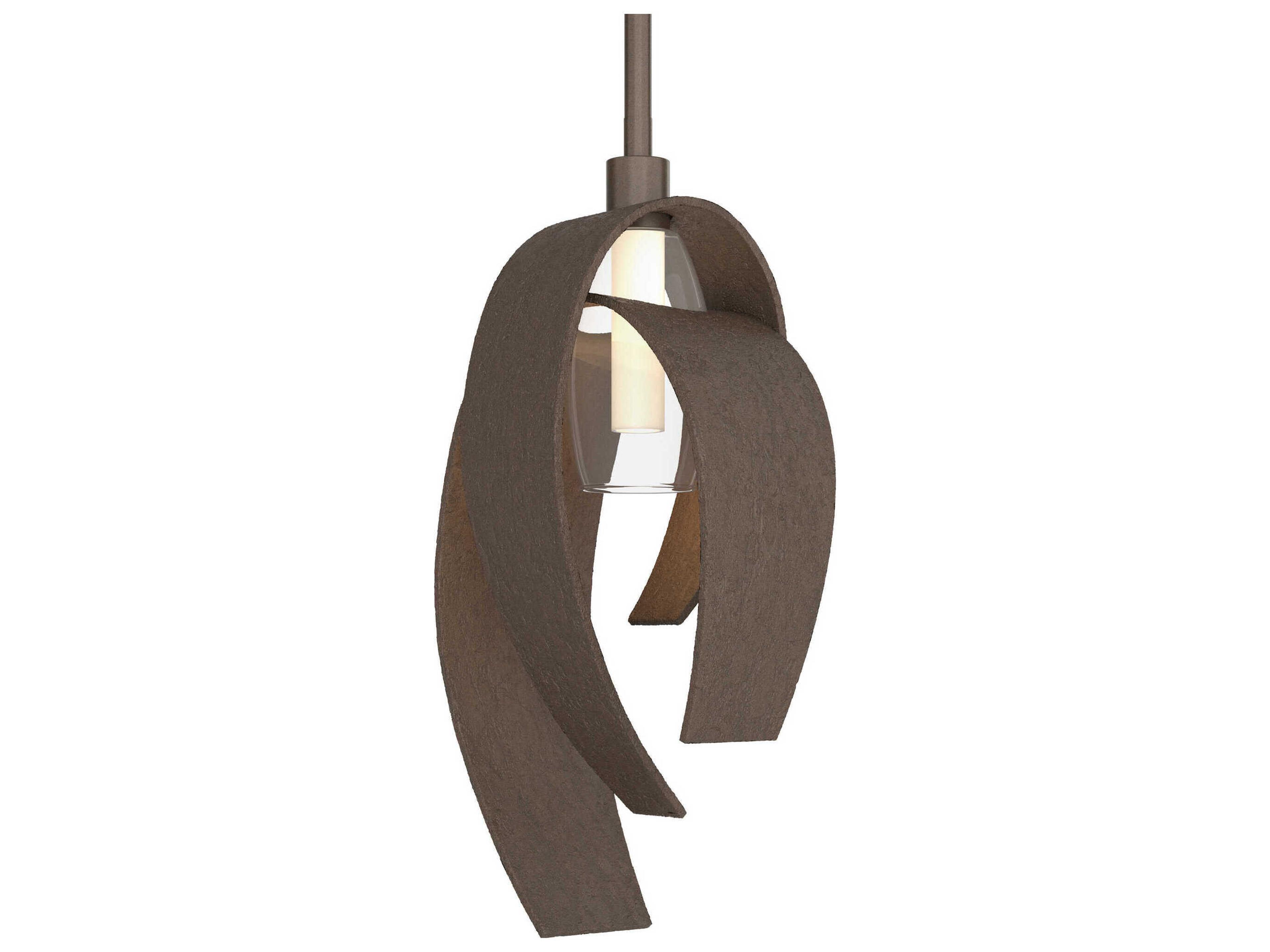 Hubbardton Forge Corona 1-Light Glass Mini Pendant