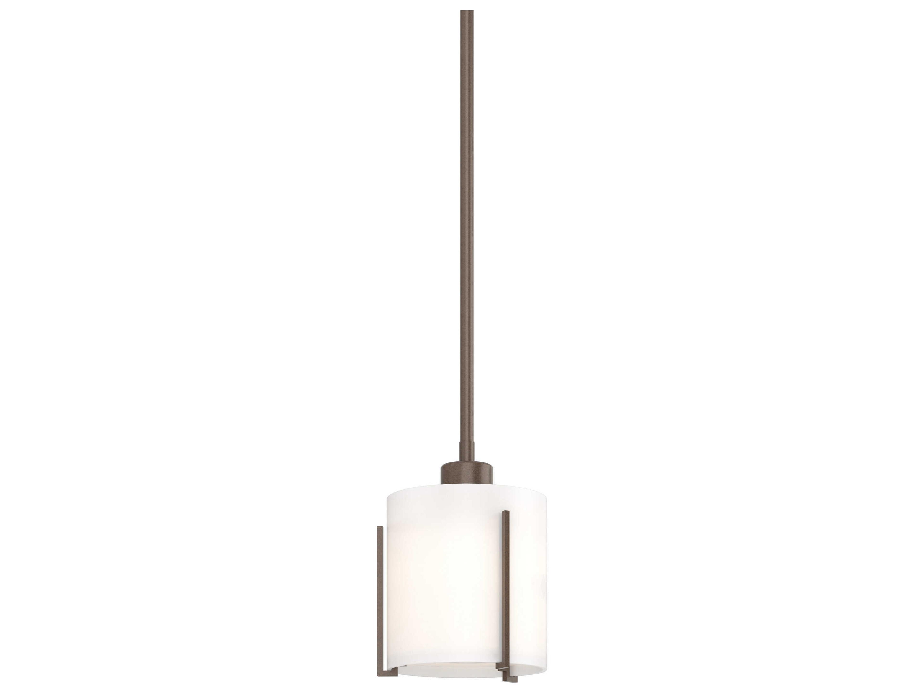 Hubbardton Forge Exos 1-Light Glass Drum Mini Pendant