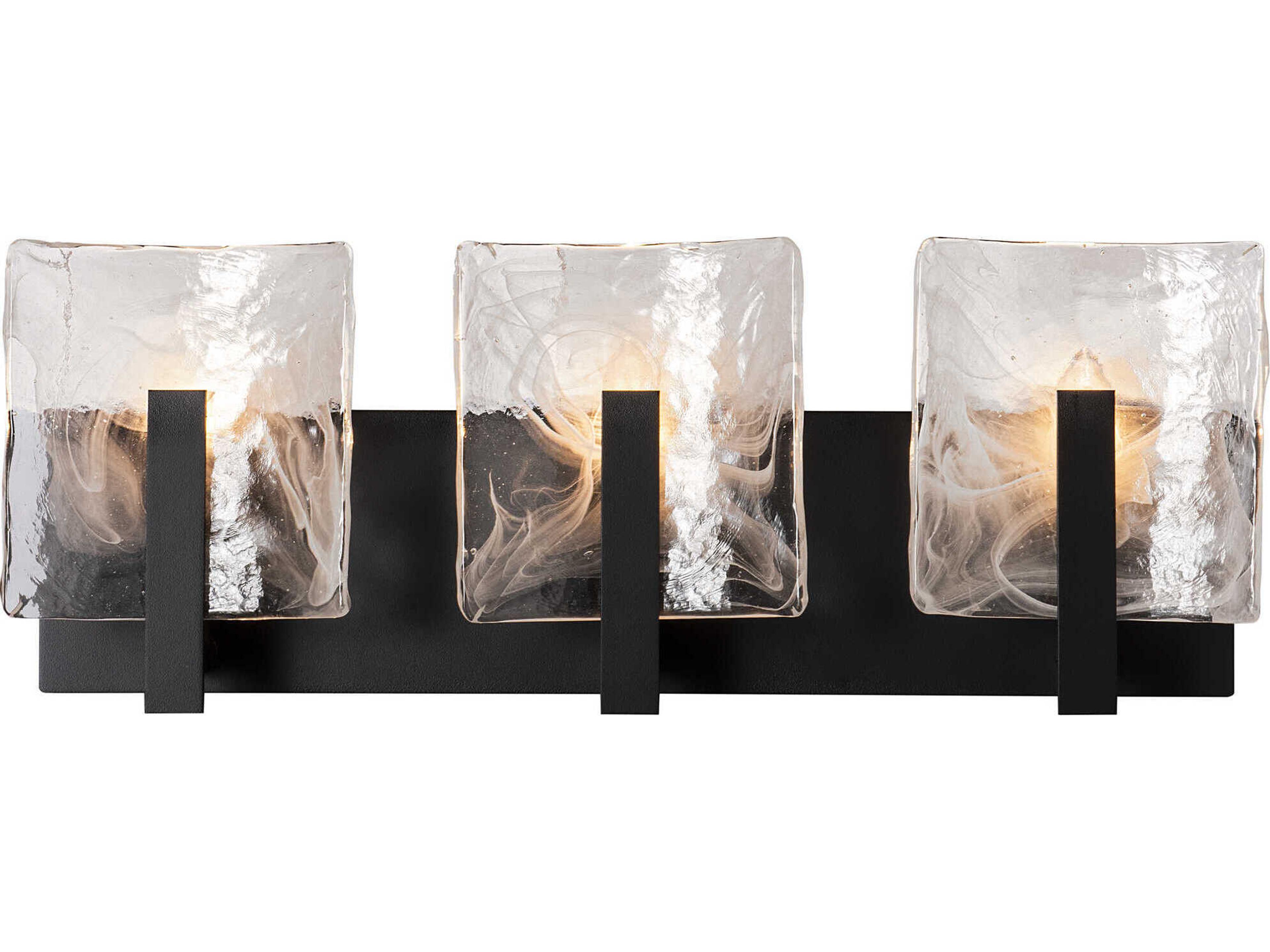 Hubbardton Forge Arc 3-Light Glass Vanity Light