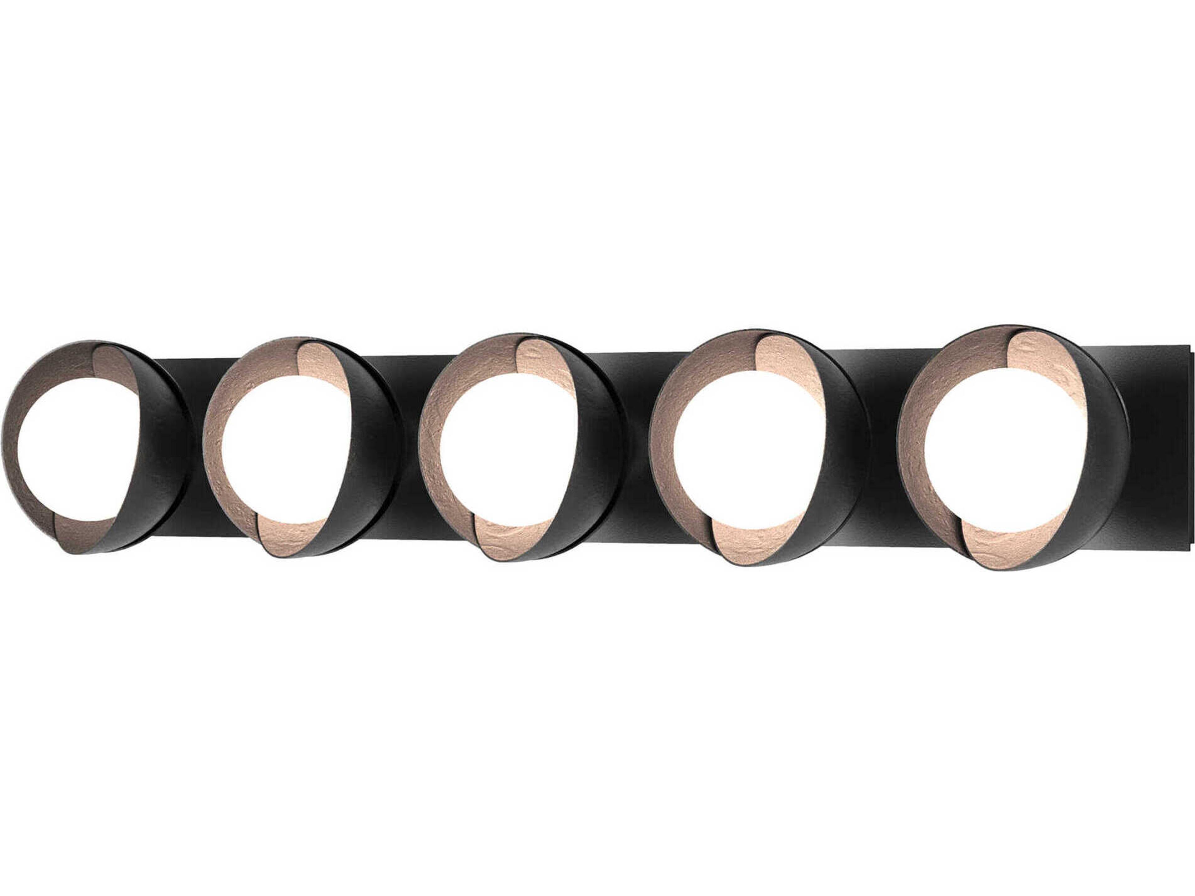 Hubbardton Forge Brooklyn 5-Light Glass Vanity Light