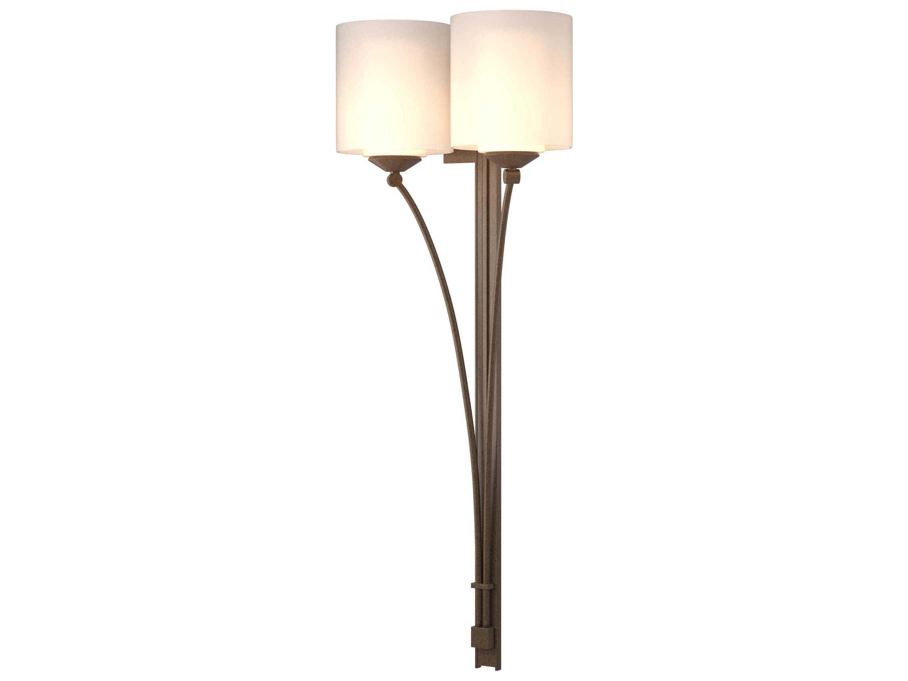 Hubbardton Forge Formae 2-Light Glass Wall Sconce