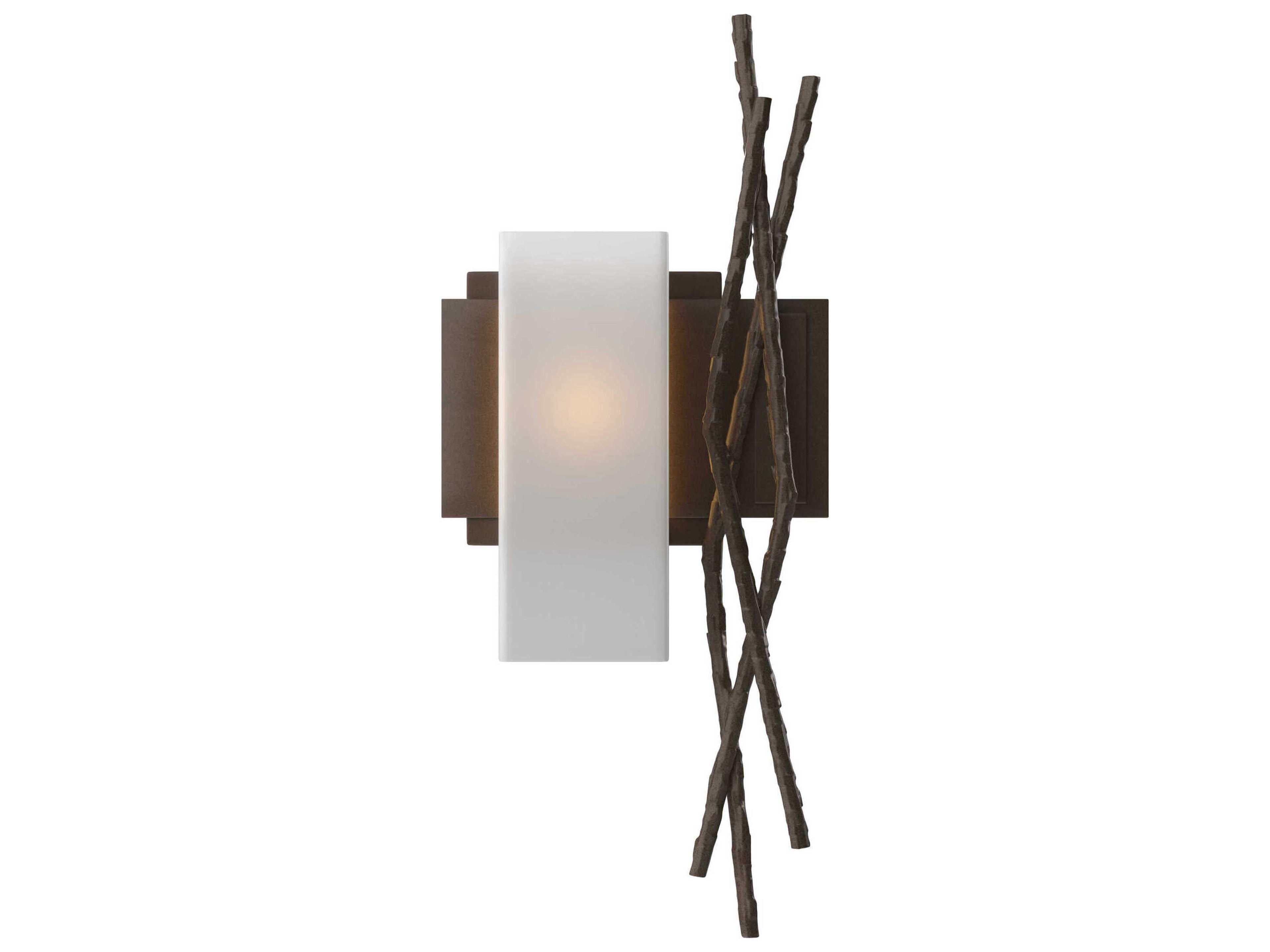 Hubbardton Forge Brindille 1-Light Steel Glass Wall Sconce