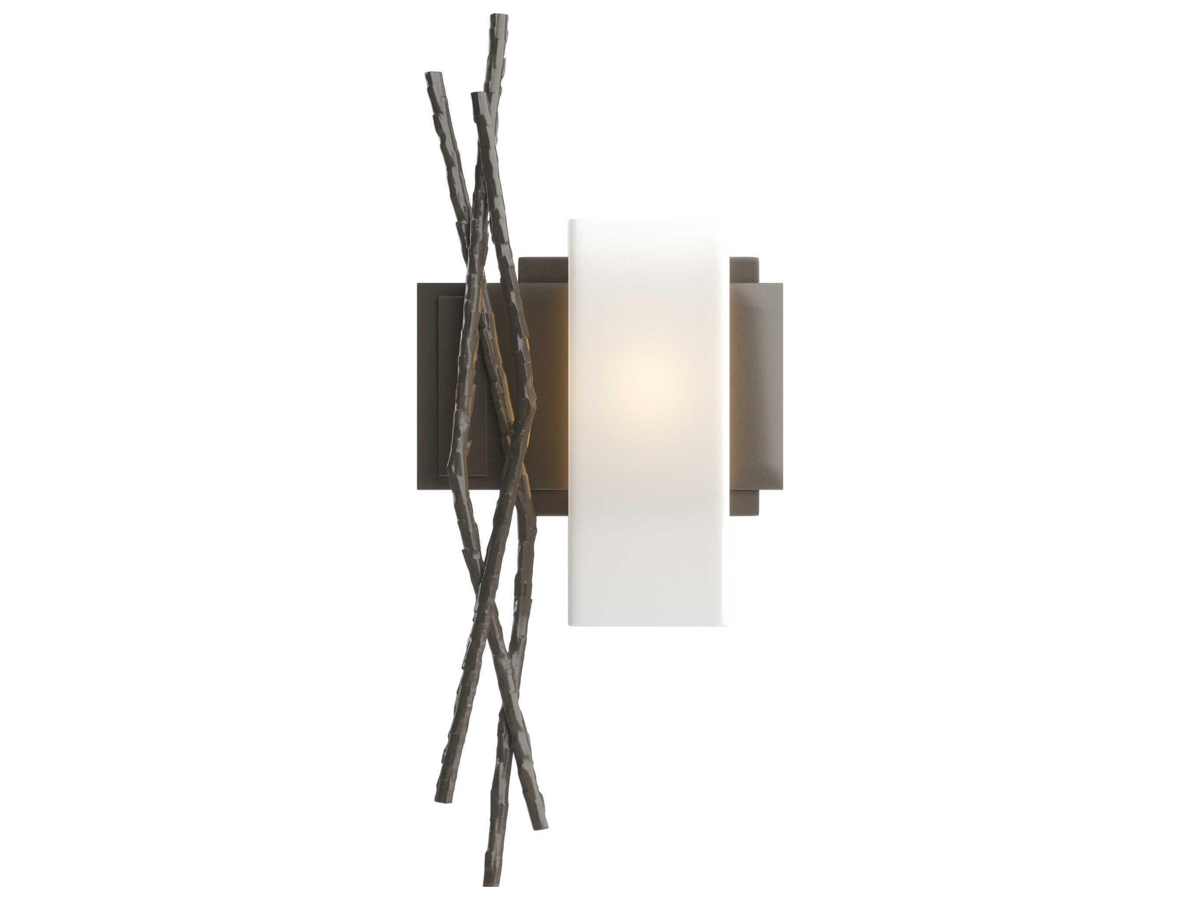 Hubbardton Forge Brindille 1-Light Steel Glass Wall Sconce