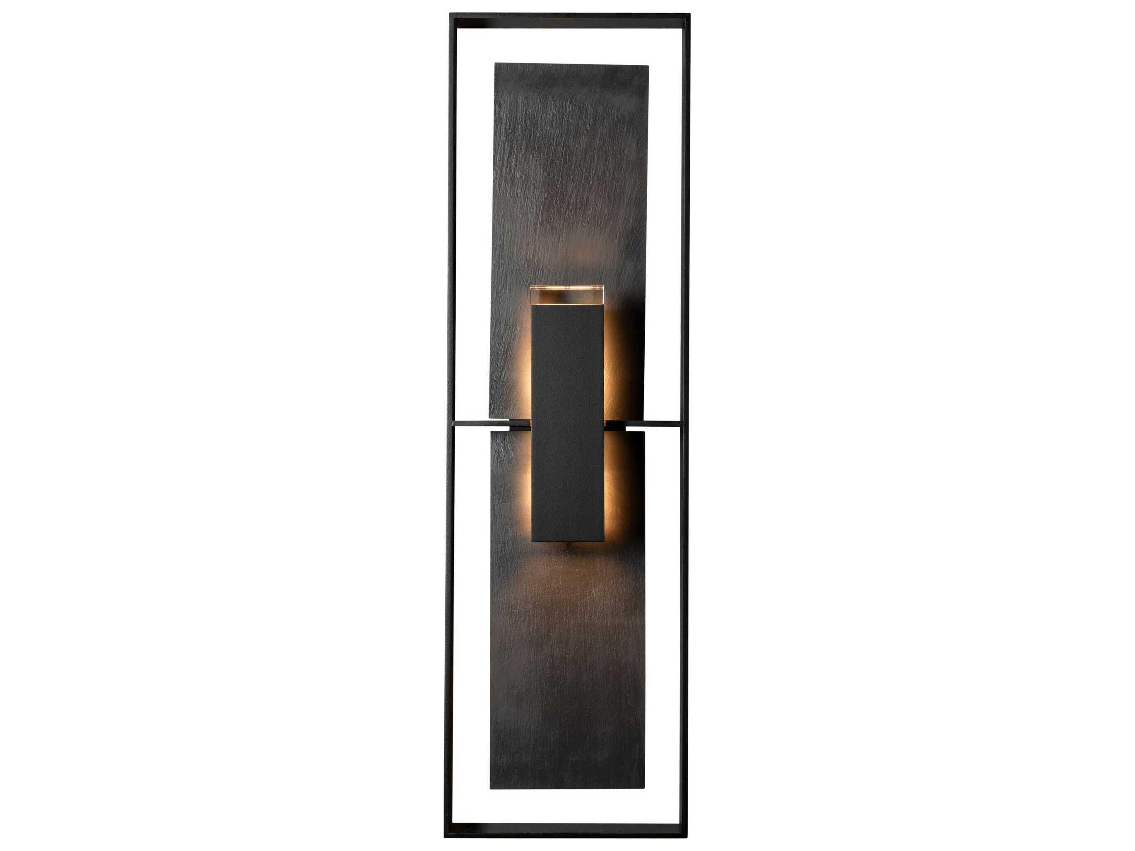 Hubbardton Forge Shadow Box 2-Light Outdoor Wall Light