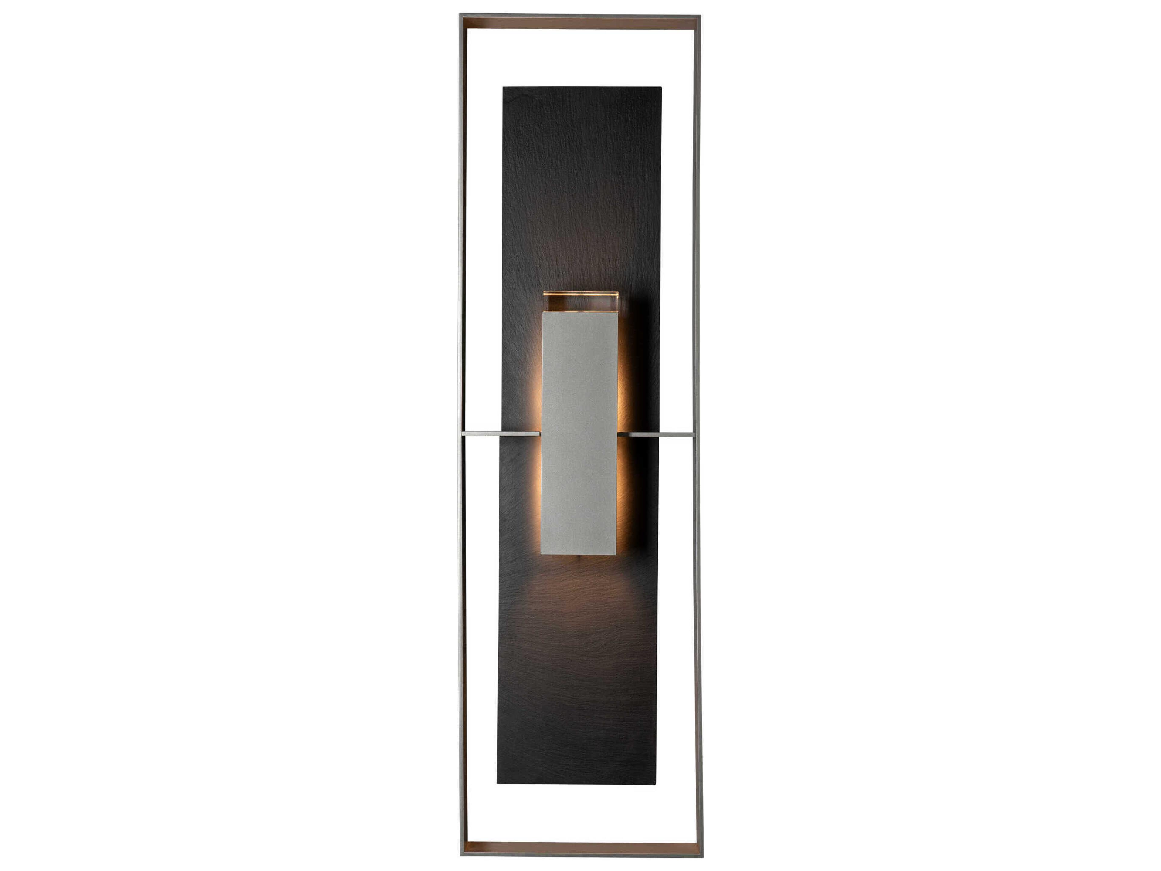Hubbardton Forge Shadow Box 2-Light Outdoor Wall Light