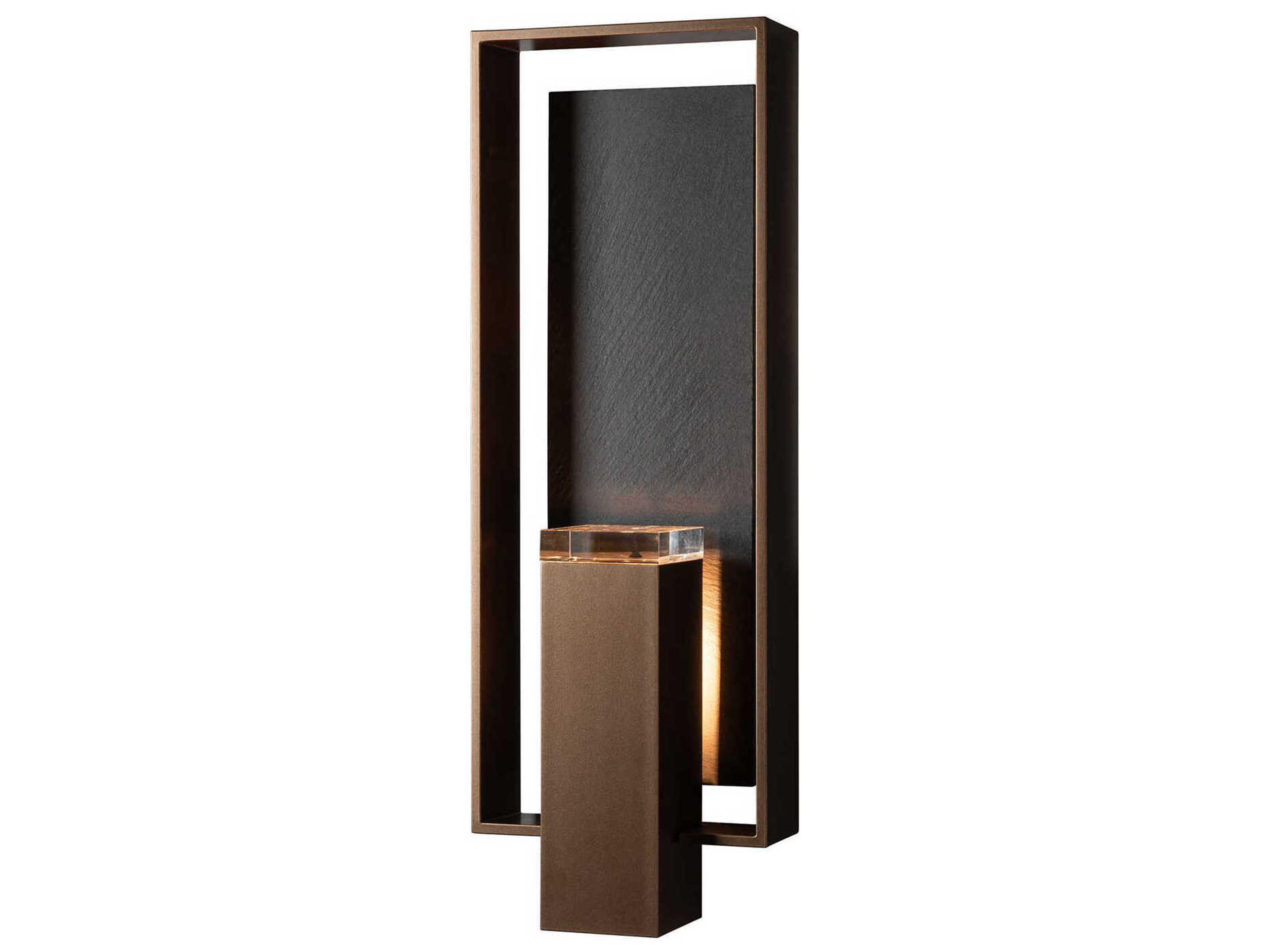 Hubbardton Forge Shadow Box 2-Light Outdoor Wall Light