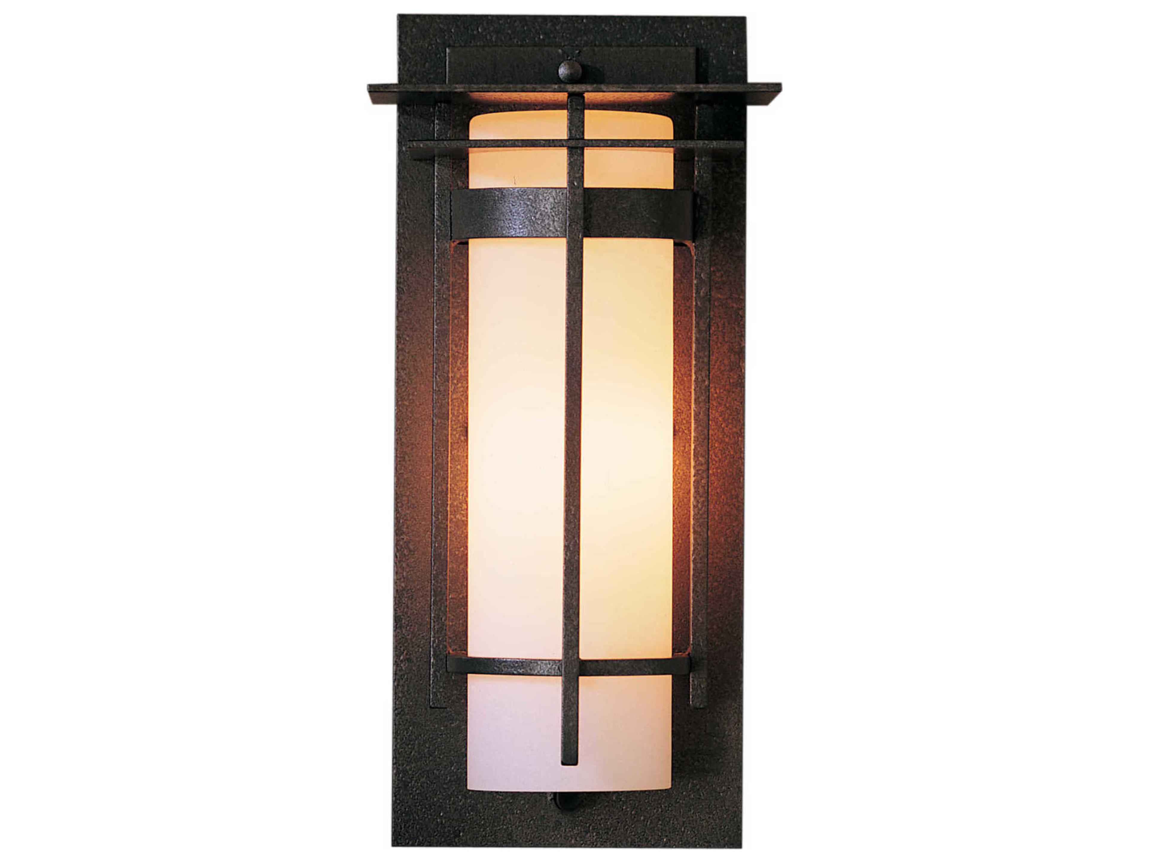 Hubbardton Forge Banded 1 - Light Incandescent Outdoor Wall Light