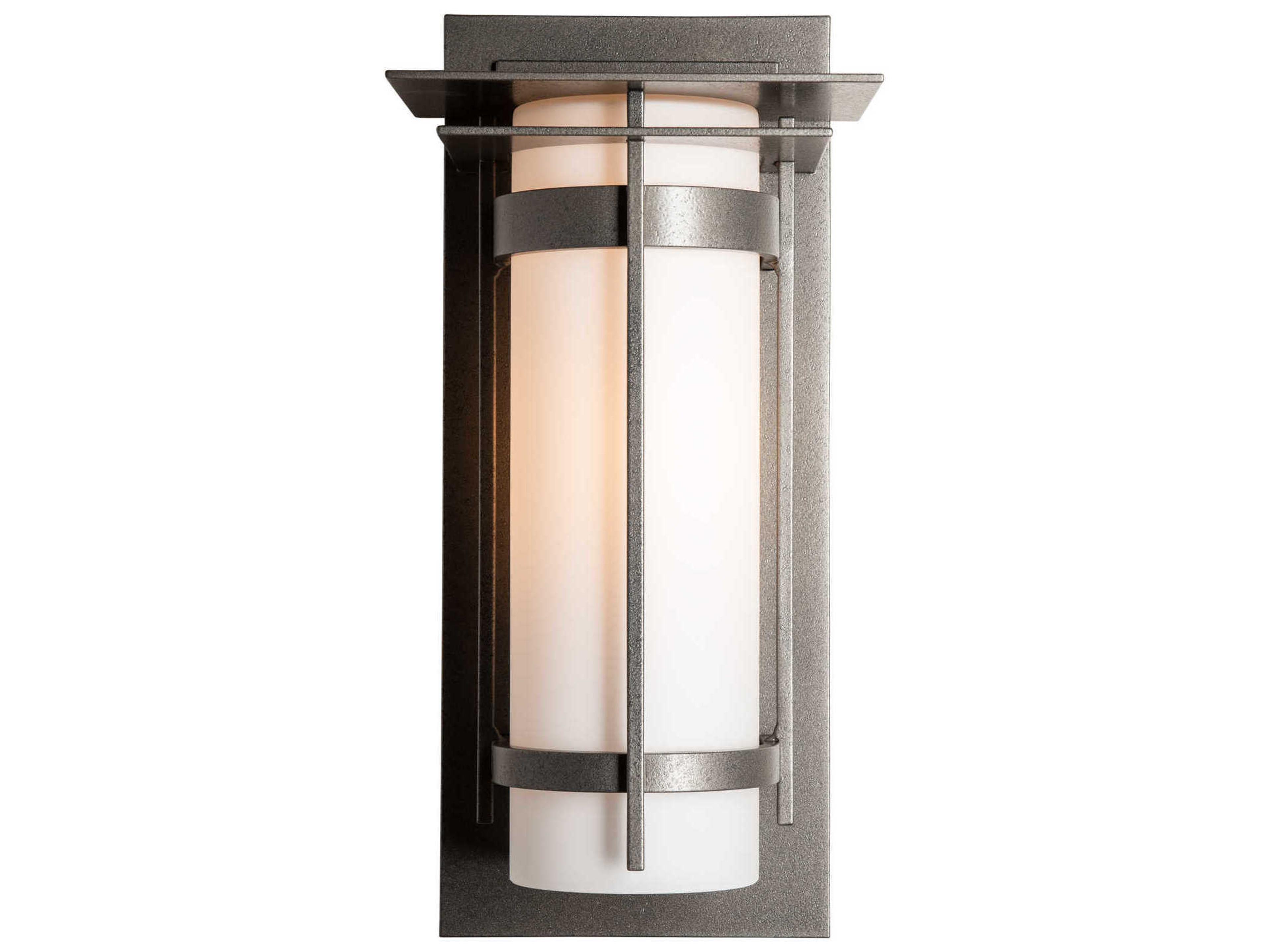 Hubbardton Forge Banded 1 - Light Incandescent Outdoor Wall Light