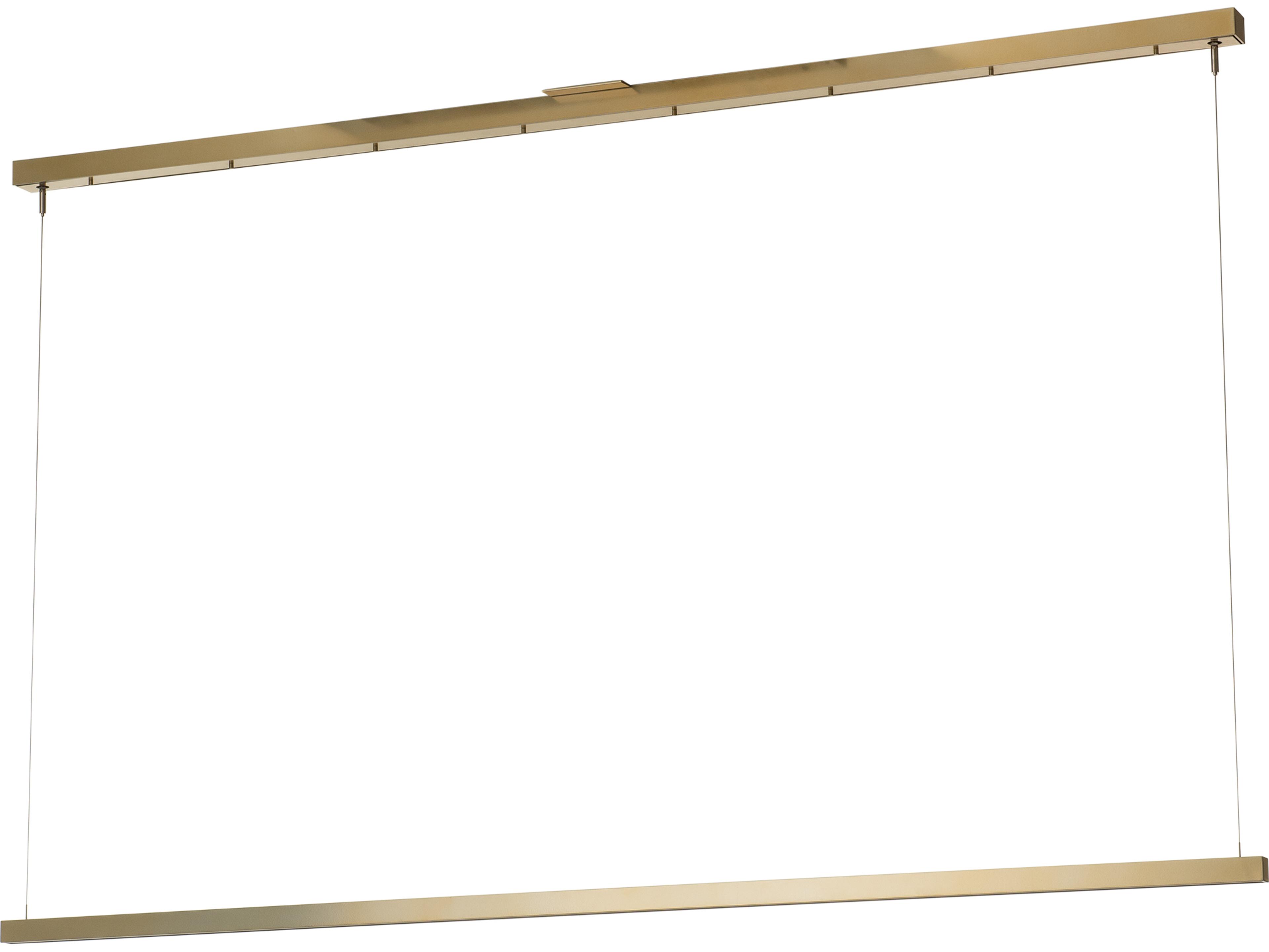 Hubbardton Forge Art + Alchemy Ingot 1-Light LED Linear Island Pendant