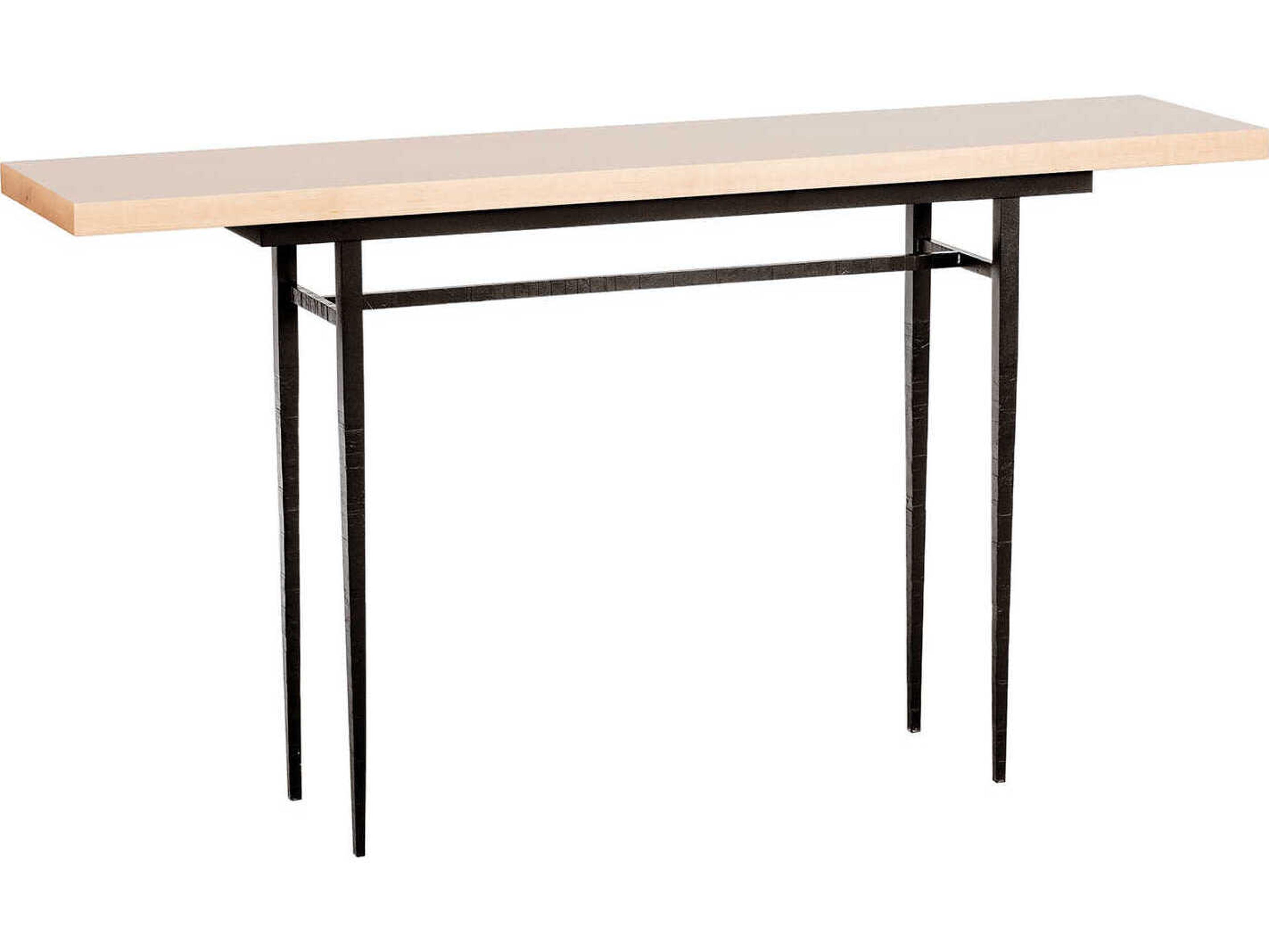 Hubbardton Forge Wick Rectangular Wood Console Table