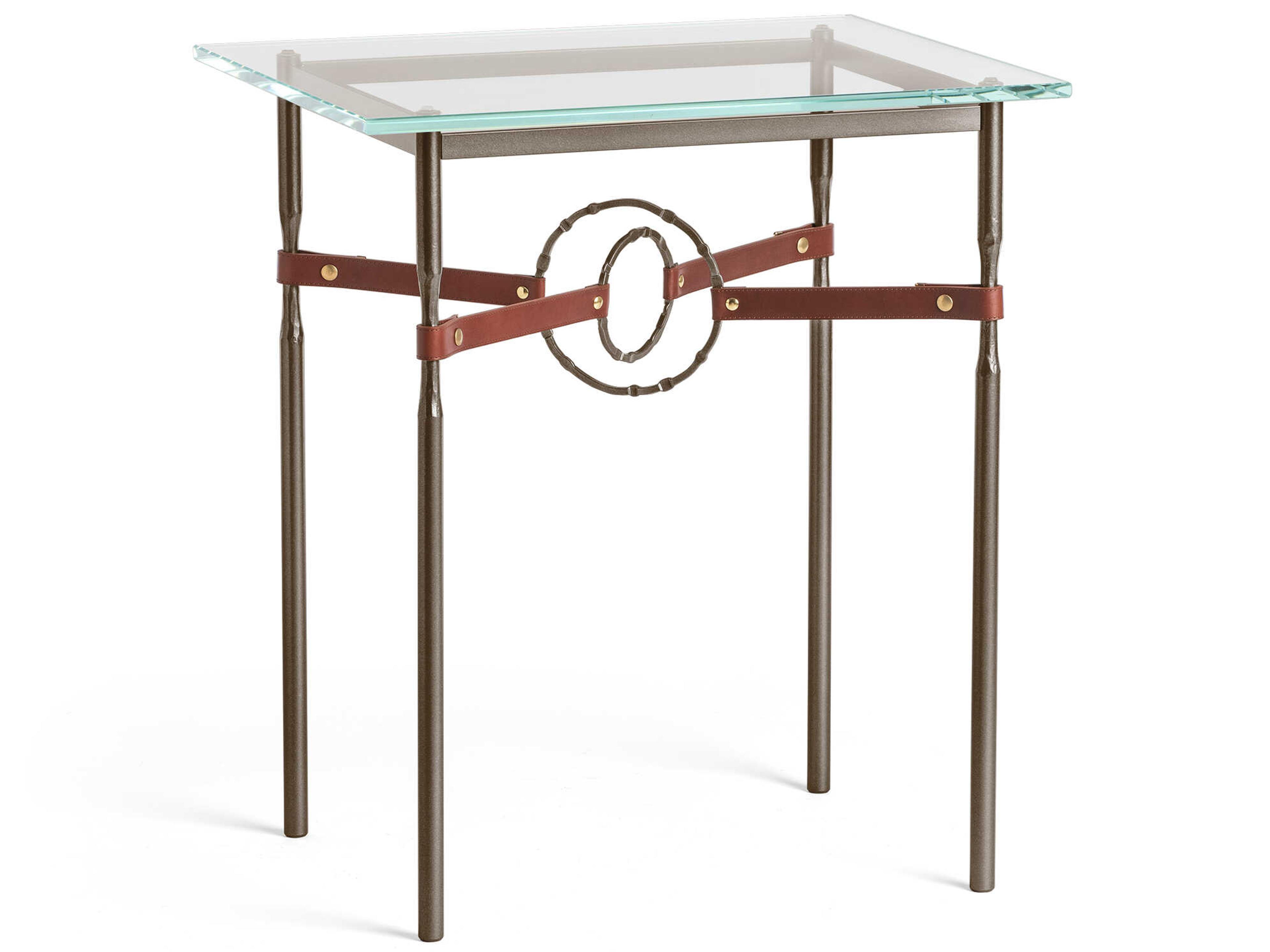Hubbardton Forge Equus Rectangular Glass End Table