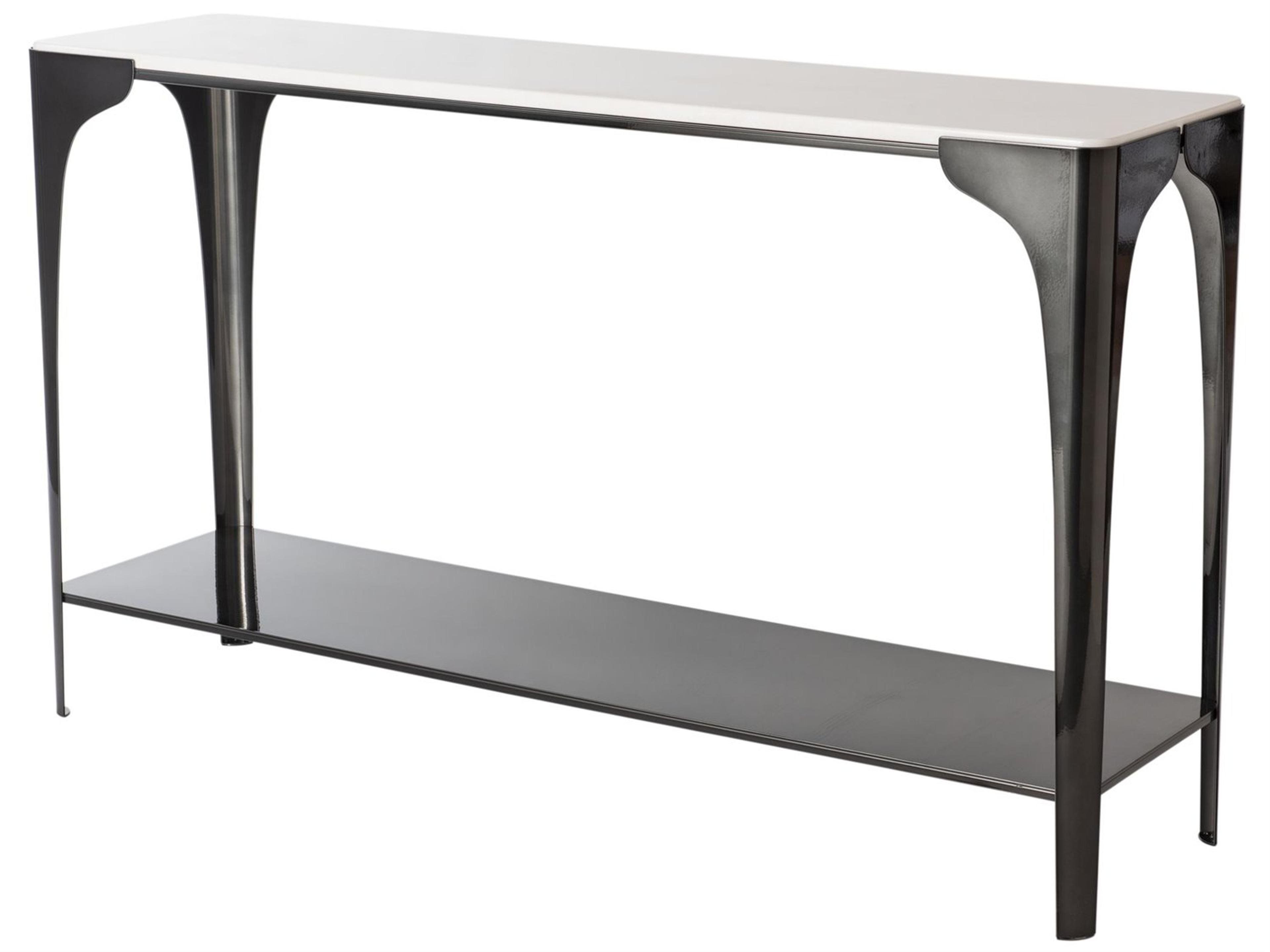 Hubbardton Forge Cove Rectangular Marble Console Table