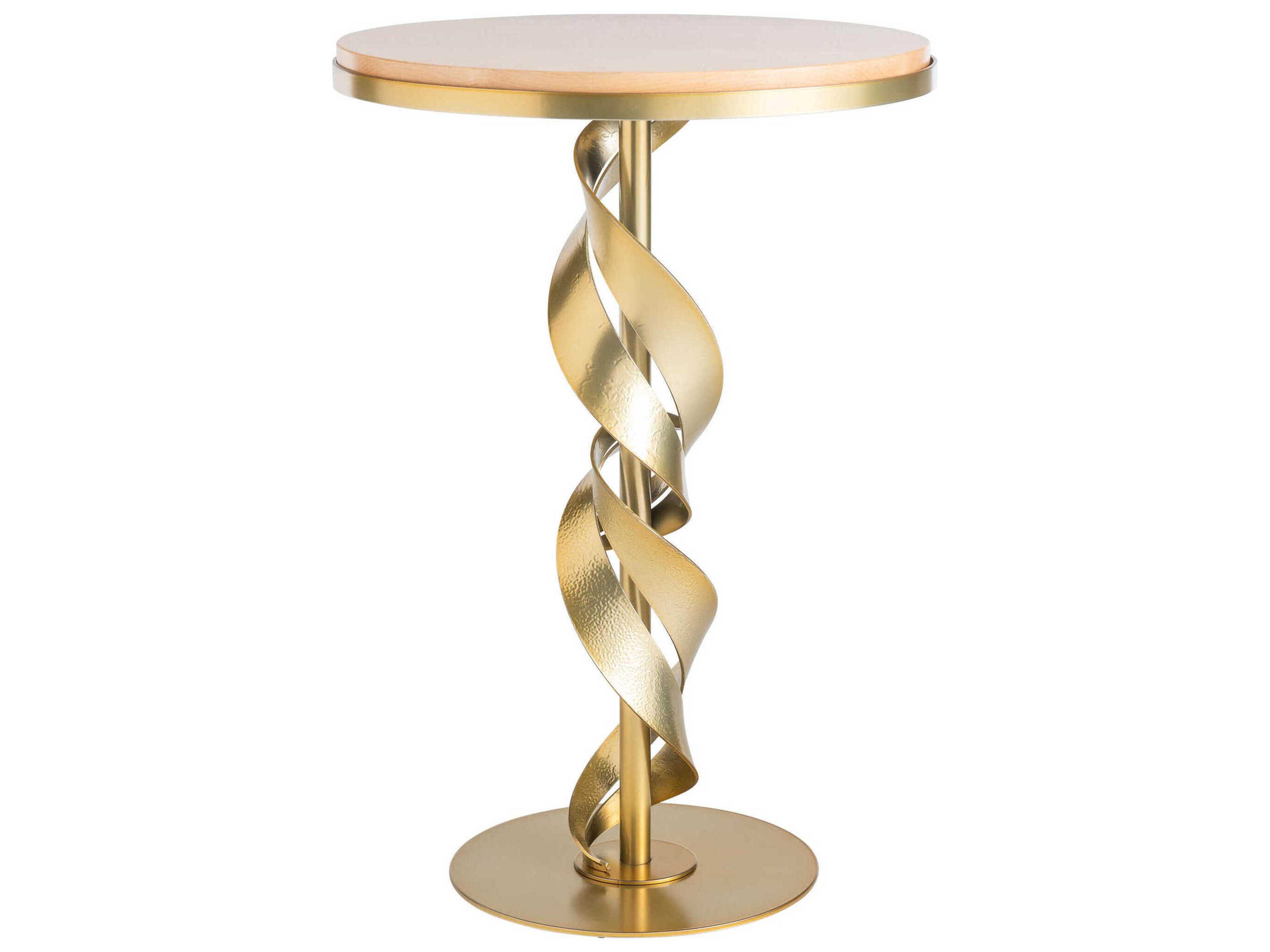 Hubbardton Forge Folio Round Glass End Table