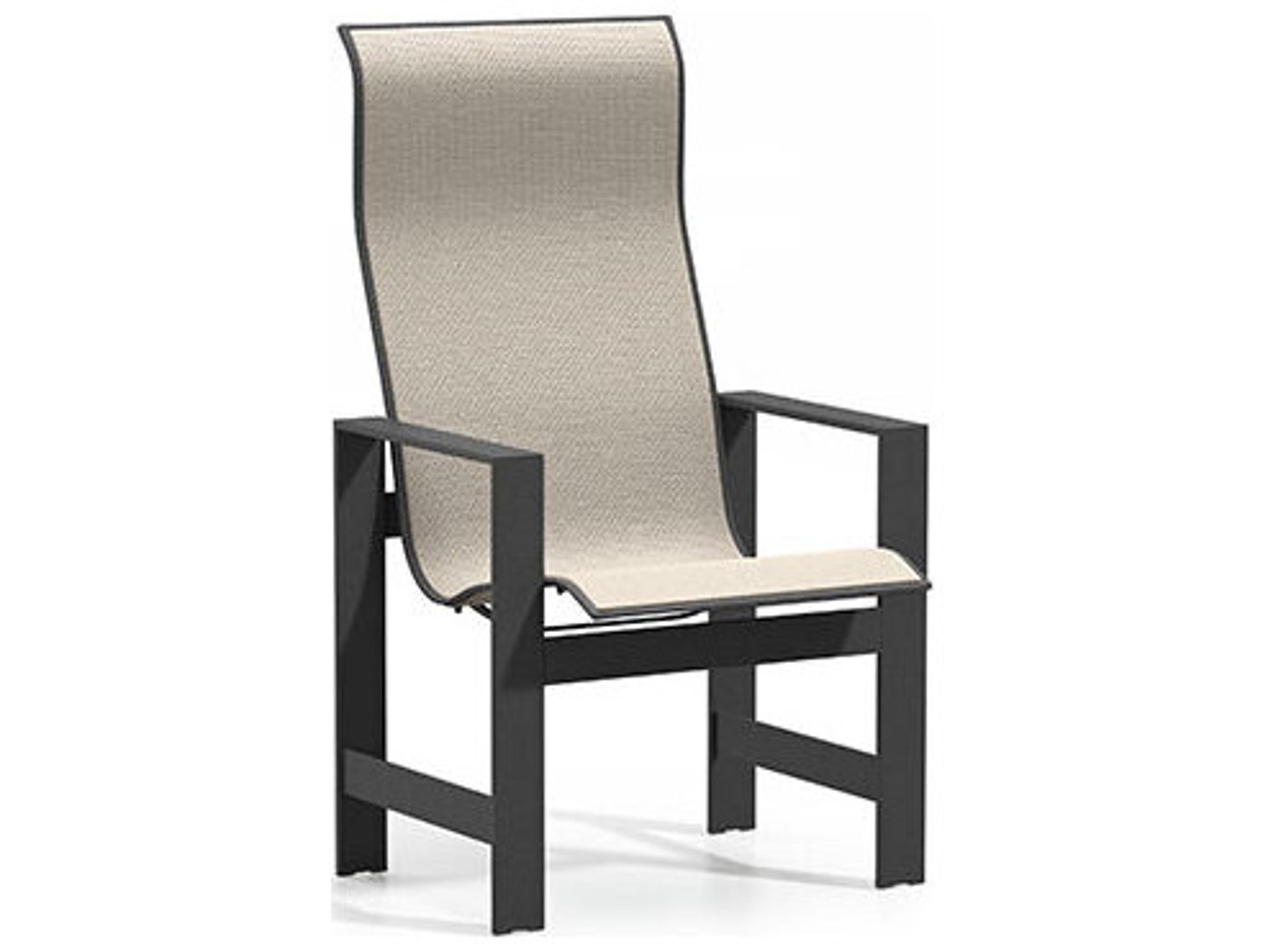 Homecrest Grace Sling Aluminum High Back Dining Chair