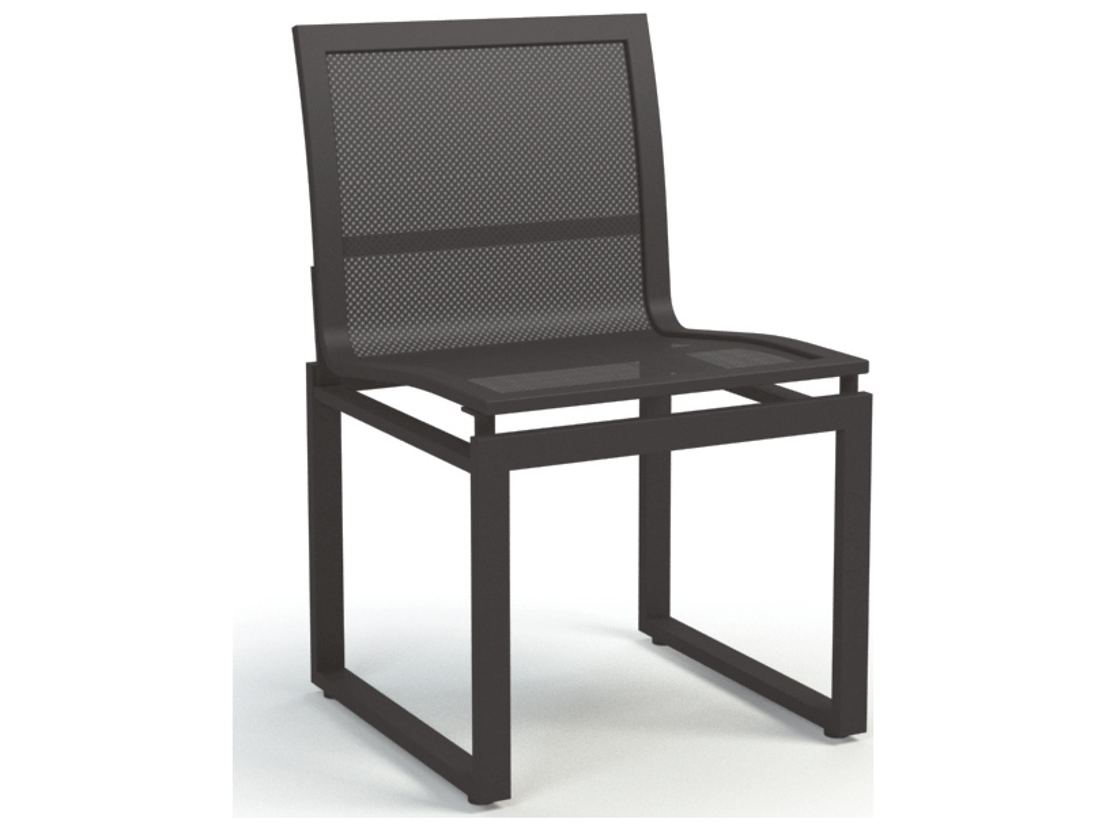 Homecrest Allure Mesh Aluminum Outdoor Patio Dining Side Chair