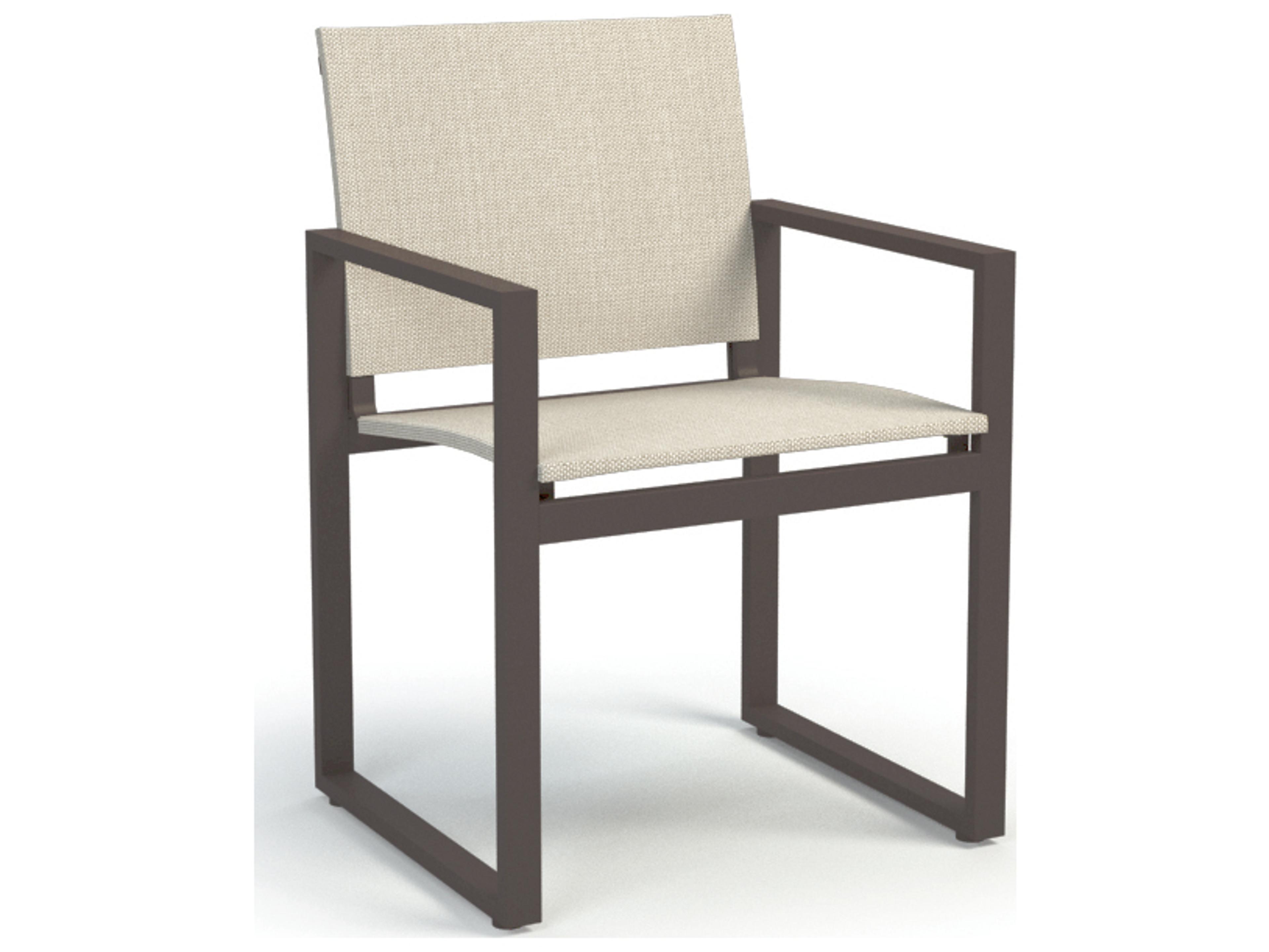 Homecrest Allure Aluminum Sling Outdoor Dining Arm Chair