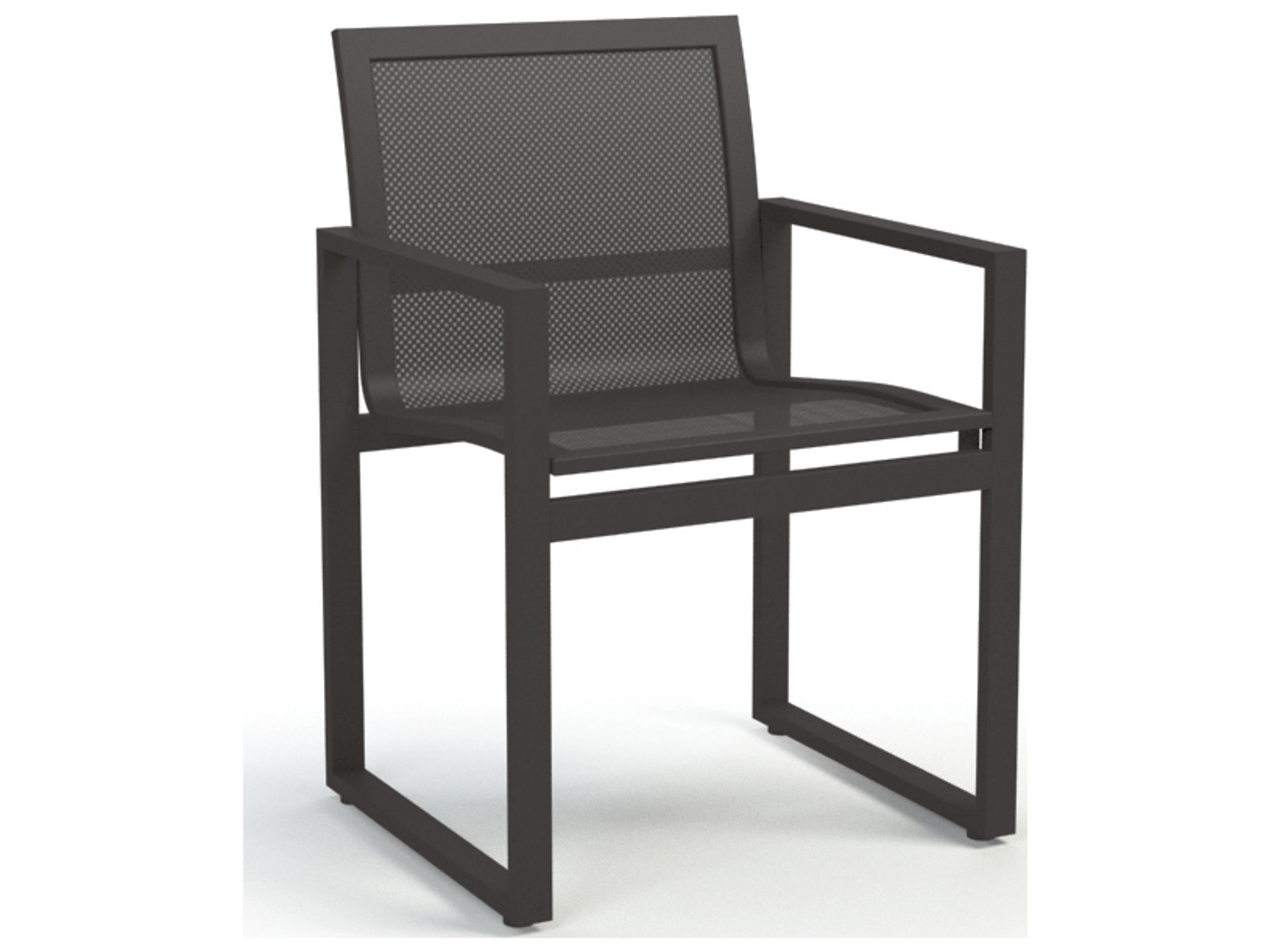Homecrest Allure Mesh Aluminum Outdoor Patio Dining Arm Chair