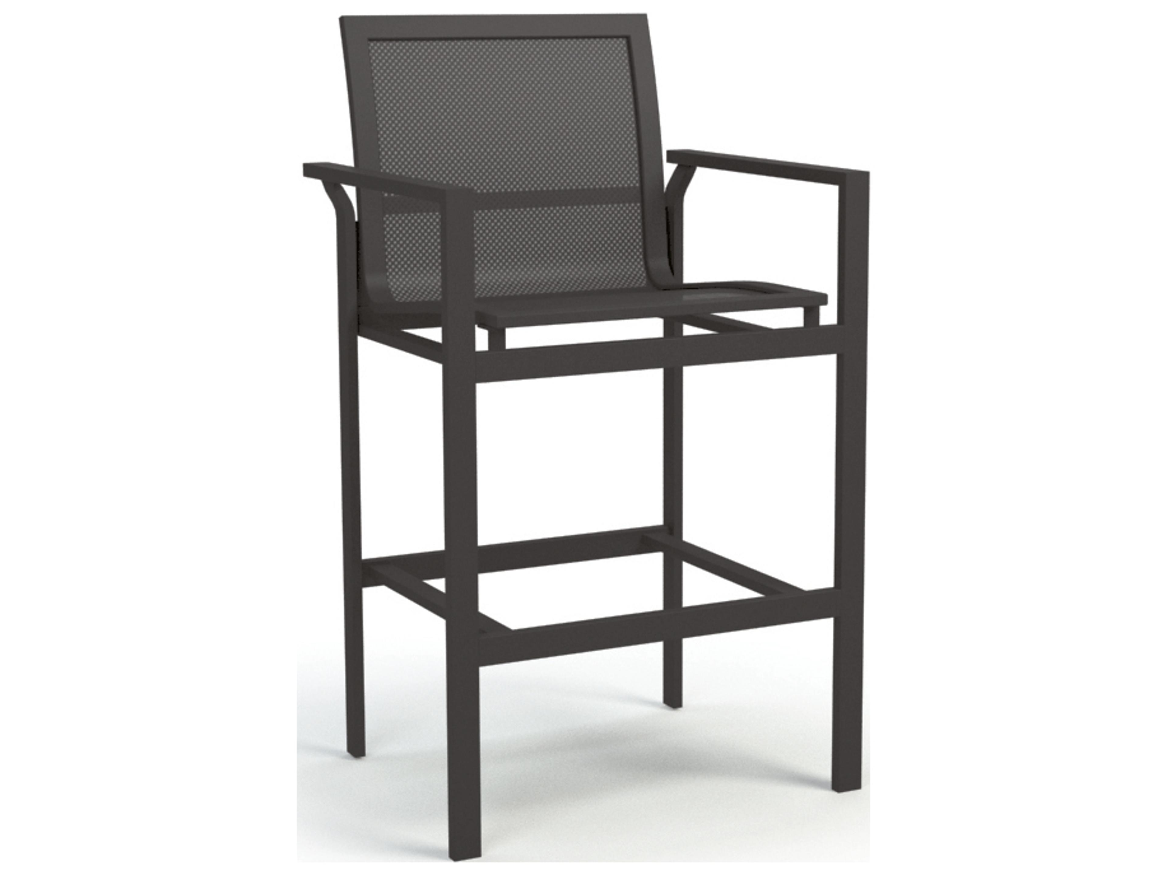Homecrest Allure Mesh Aluminum Patio Bar Stool