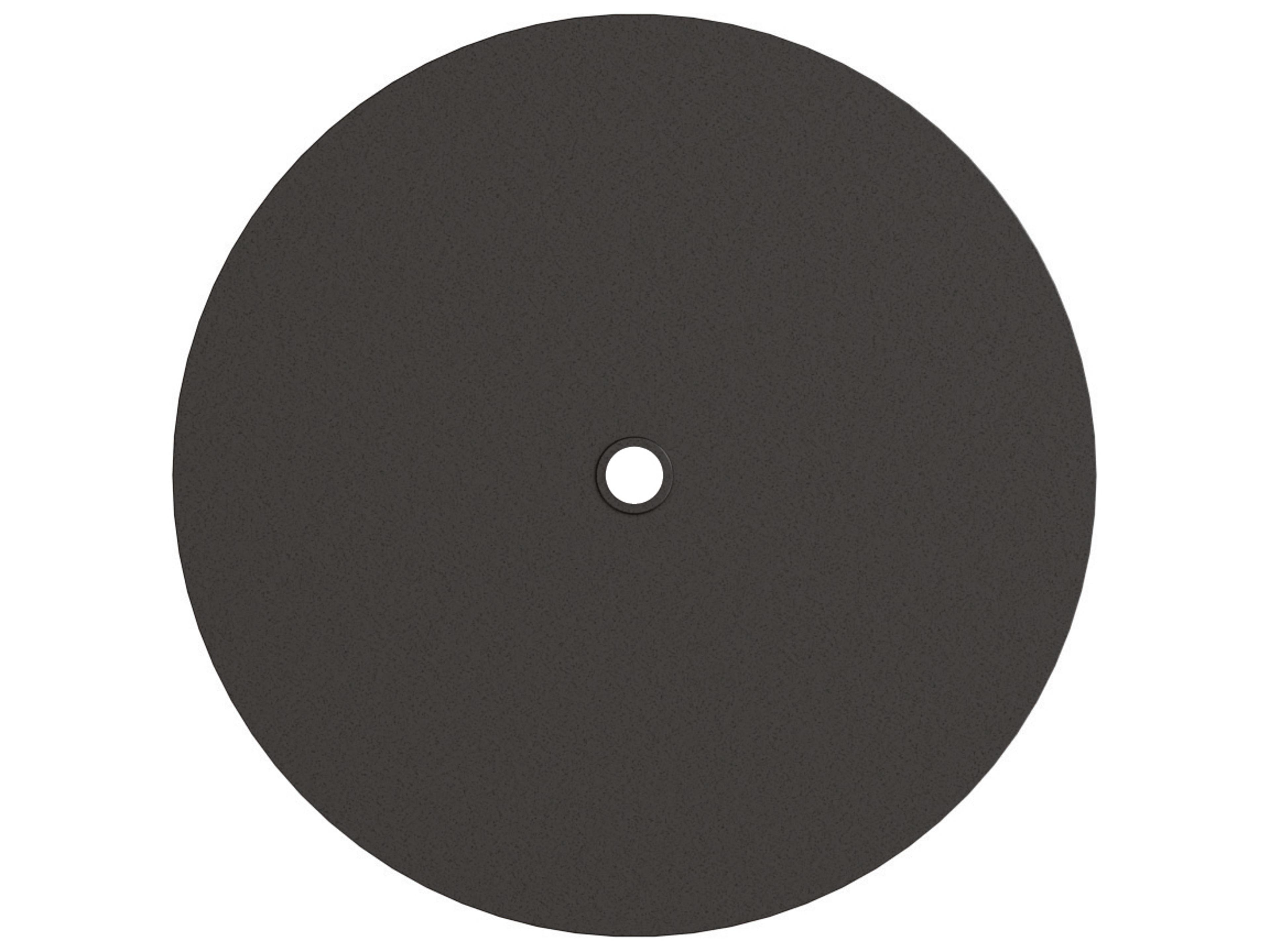 Homecrest Mode Club Aluminum Round Table Top with Umbrella Hole