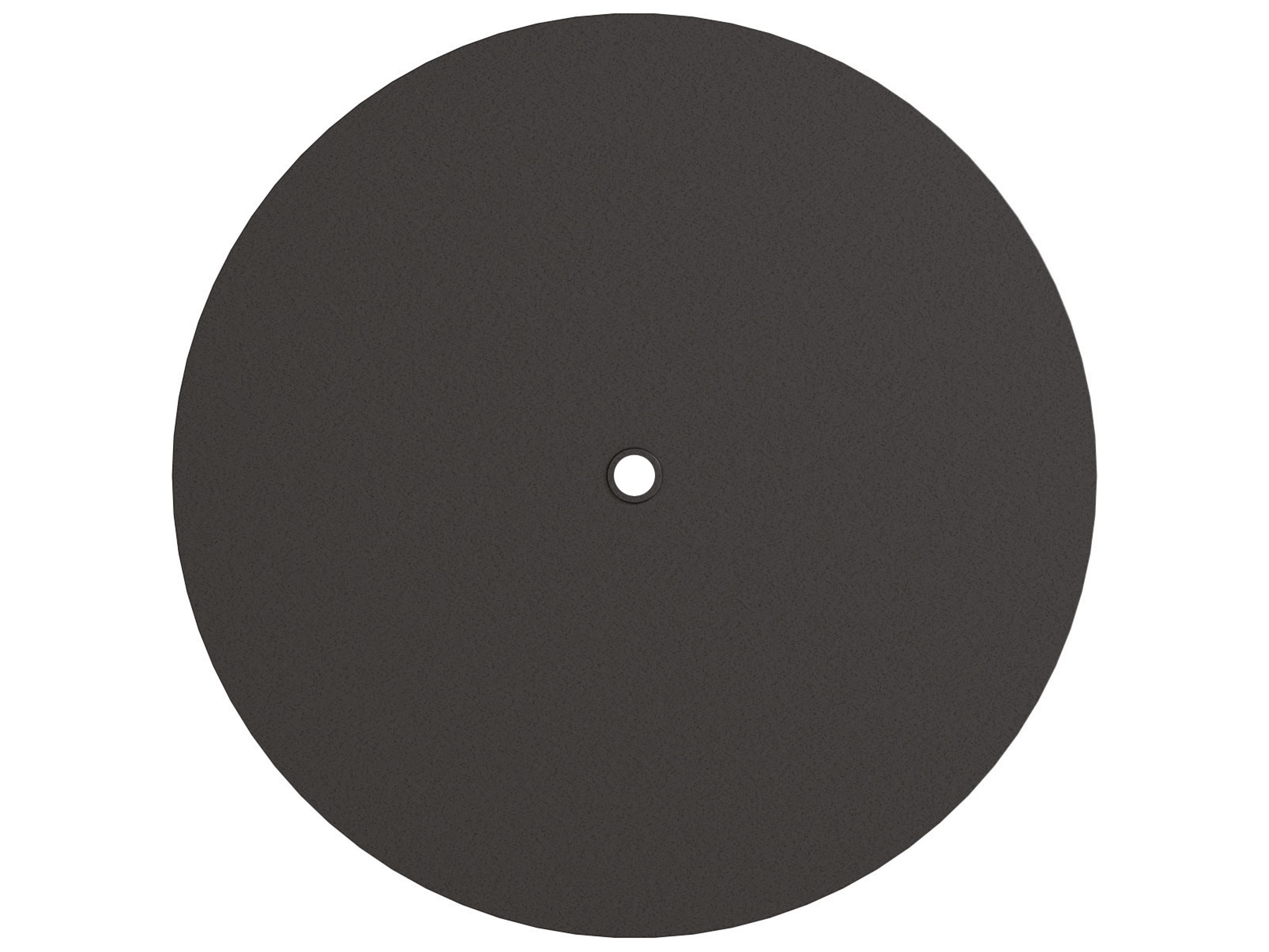 Homecrest Mode Club Aluminum Round Table Top with Umbrella Hole