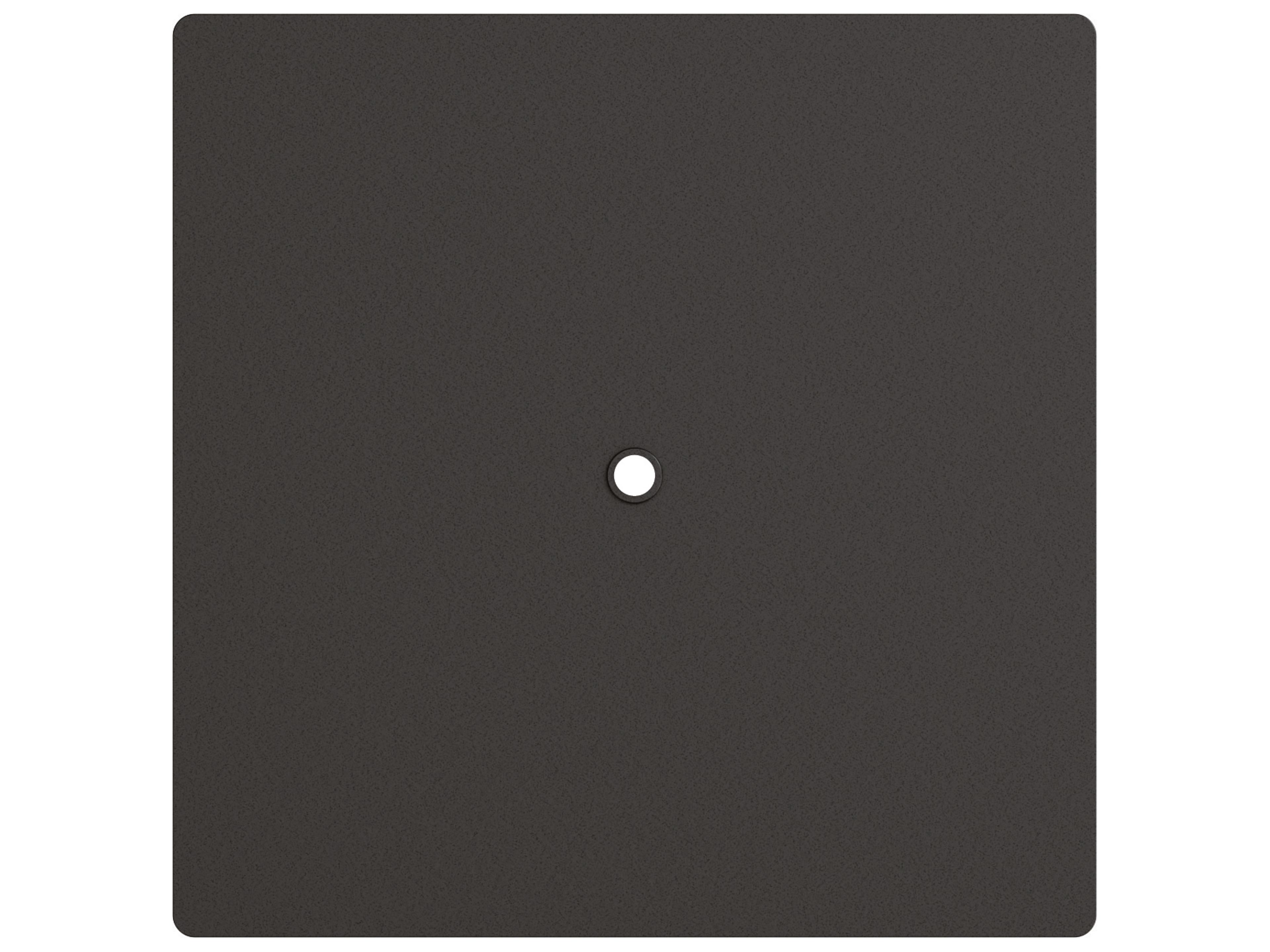 Homecrest Mode Club Aluminum Square Table Top with Umbrella Hole