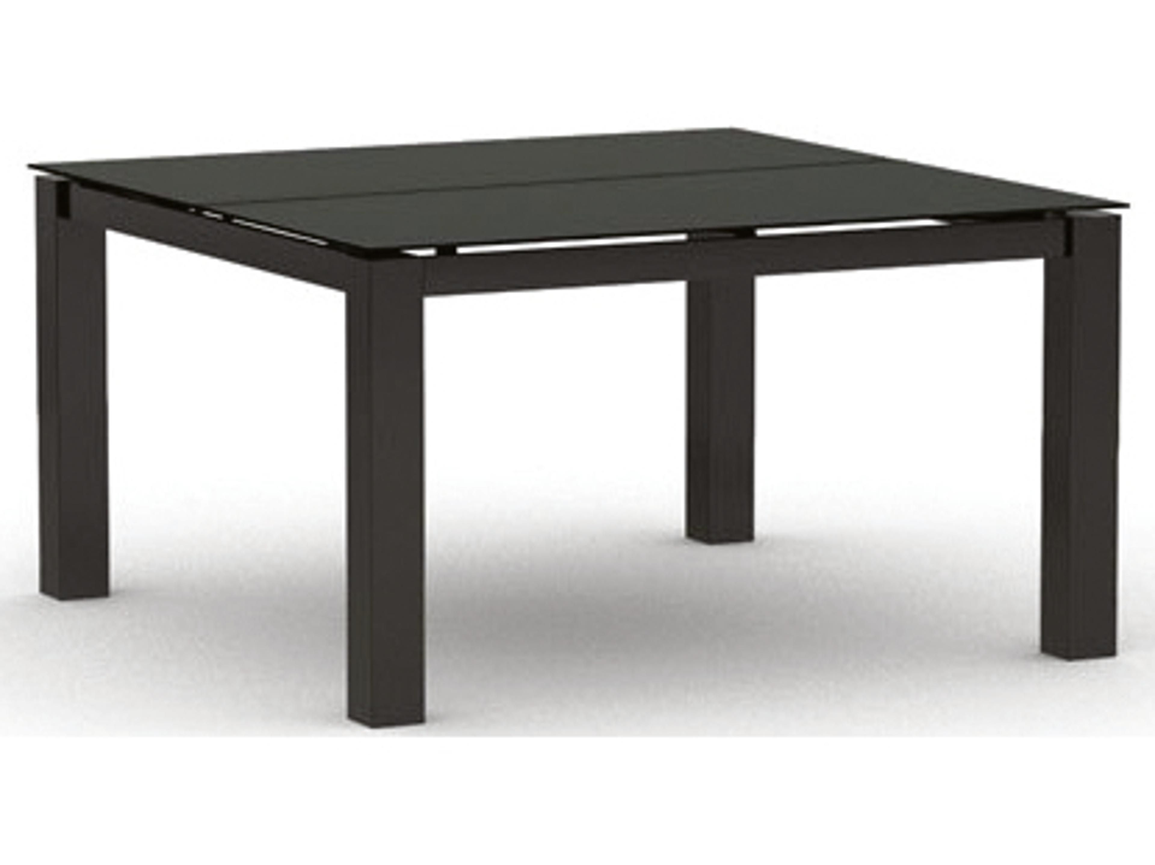 Homecrest Mode Aluminum Square Outdoor Patio Chat Table