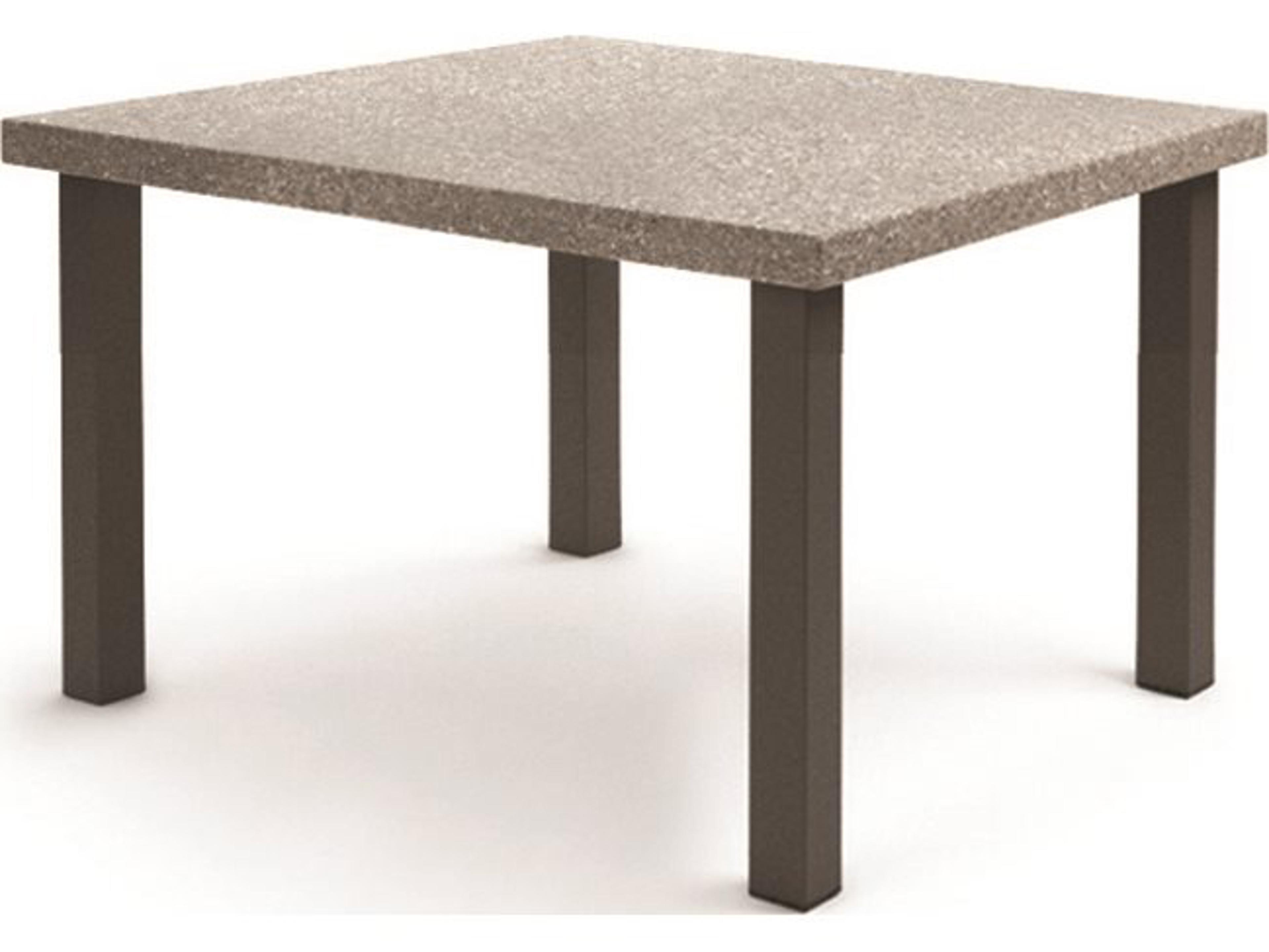 Homecrest Stonegate Aluminum Square Patio Dining Table