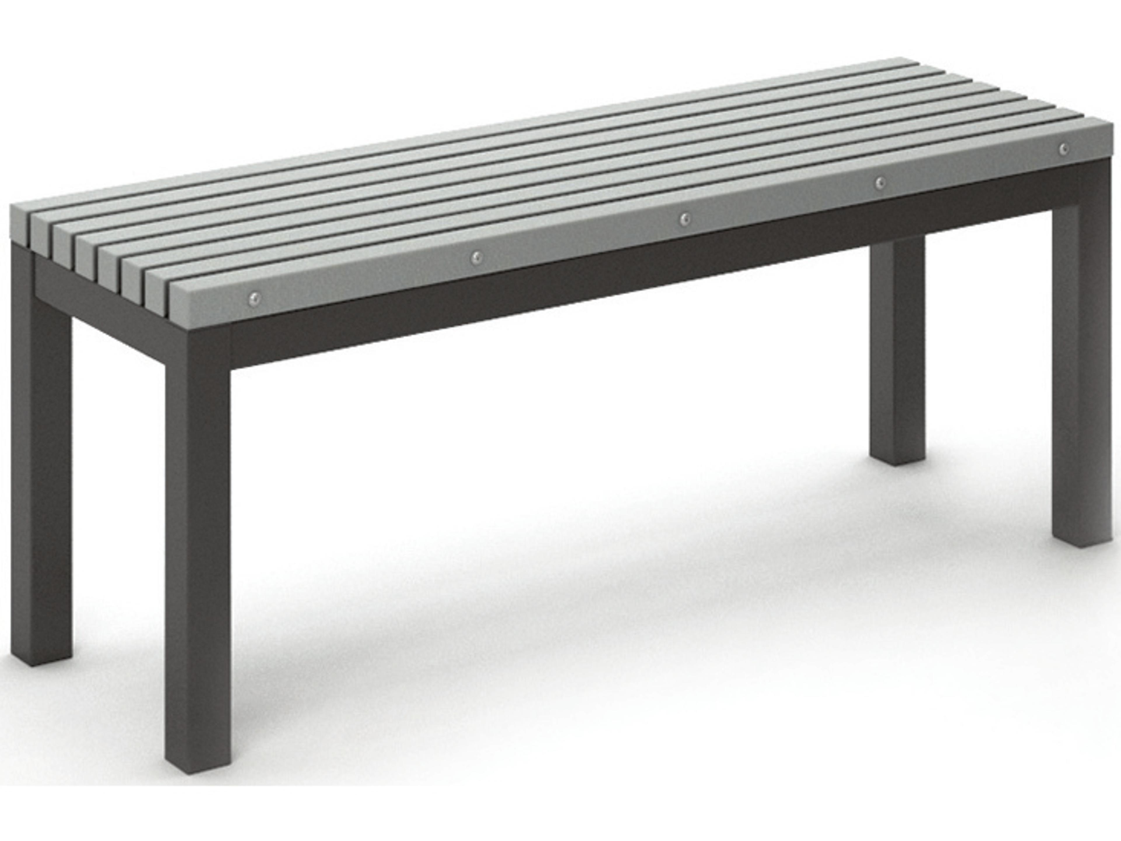 Homecrest Eden Aluminum Slat Dining Patio Bench