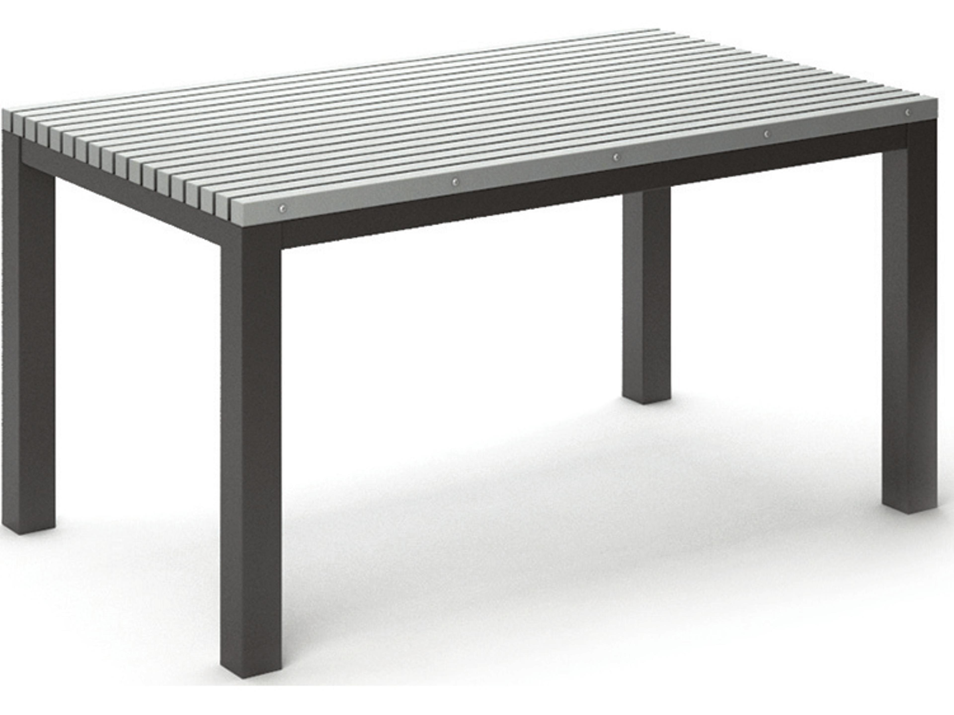 Homecrest Eden Aluminum Rectangular Outdoor Patio Dining Table