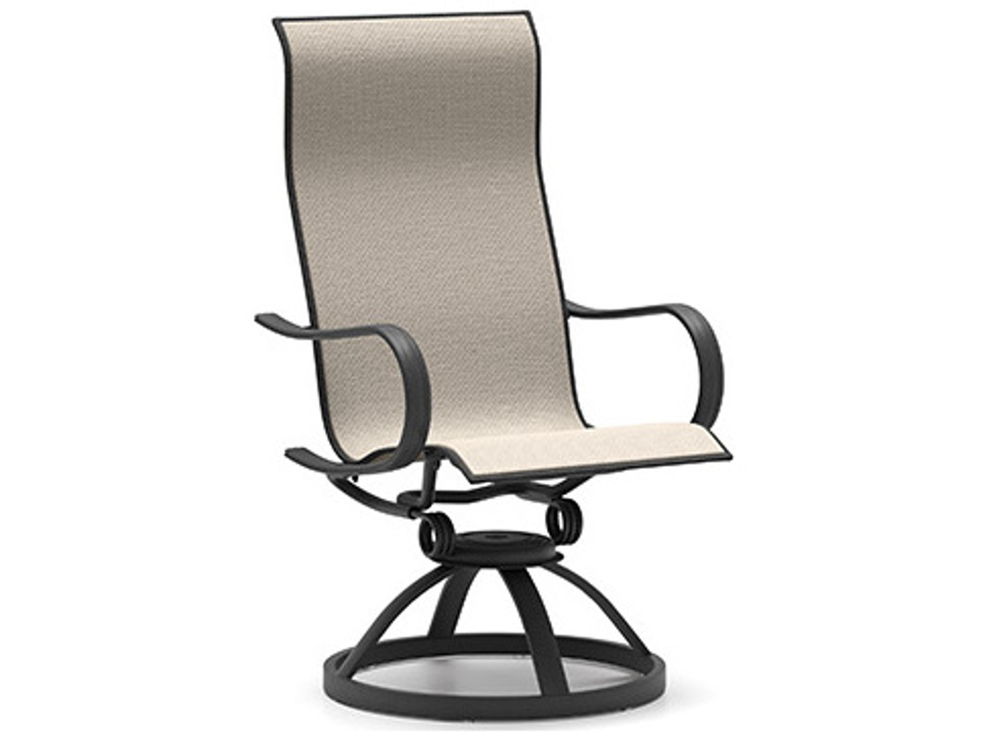 Homecrest Holly Hill Sling Aluminum High Back Swivel Rocker Sling