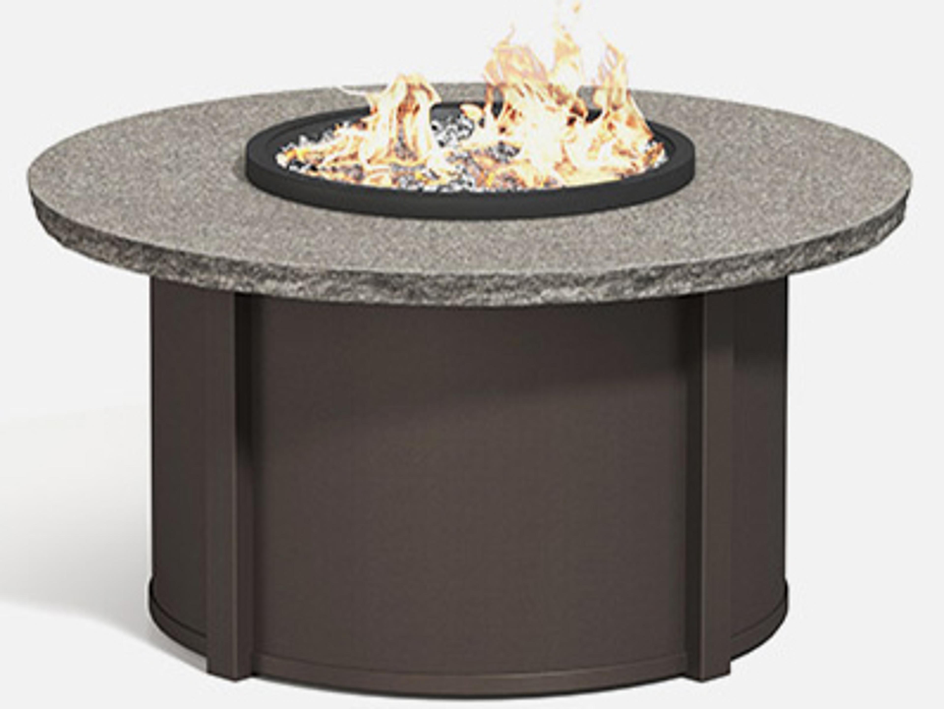 Homecrest Shadow Rock Aluminum Round Fire Pit Table Top
