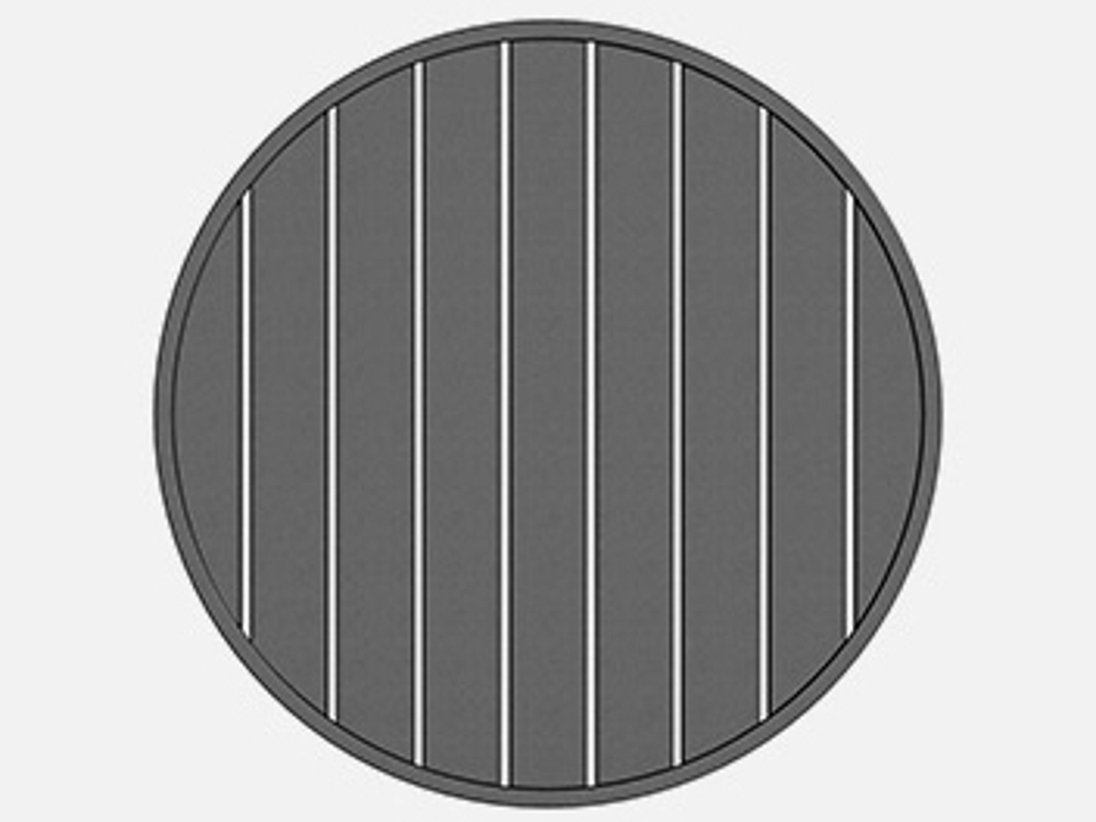 Homecrest Latitude Aluminum Round Table Top