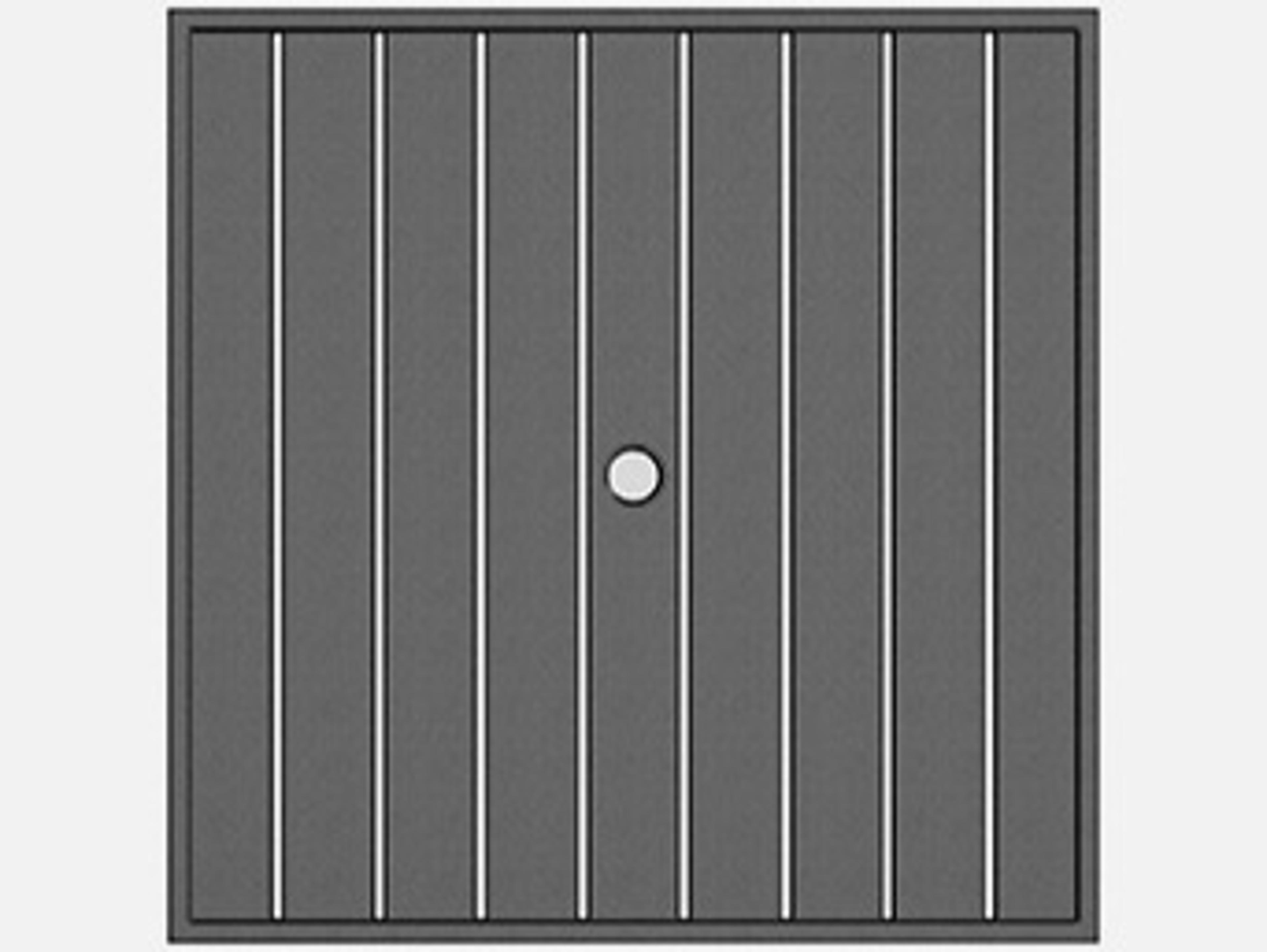 Homecrest Latitude Aluminum Square Table Top with Umbrella Hole