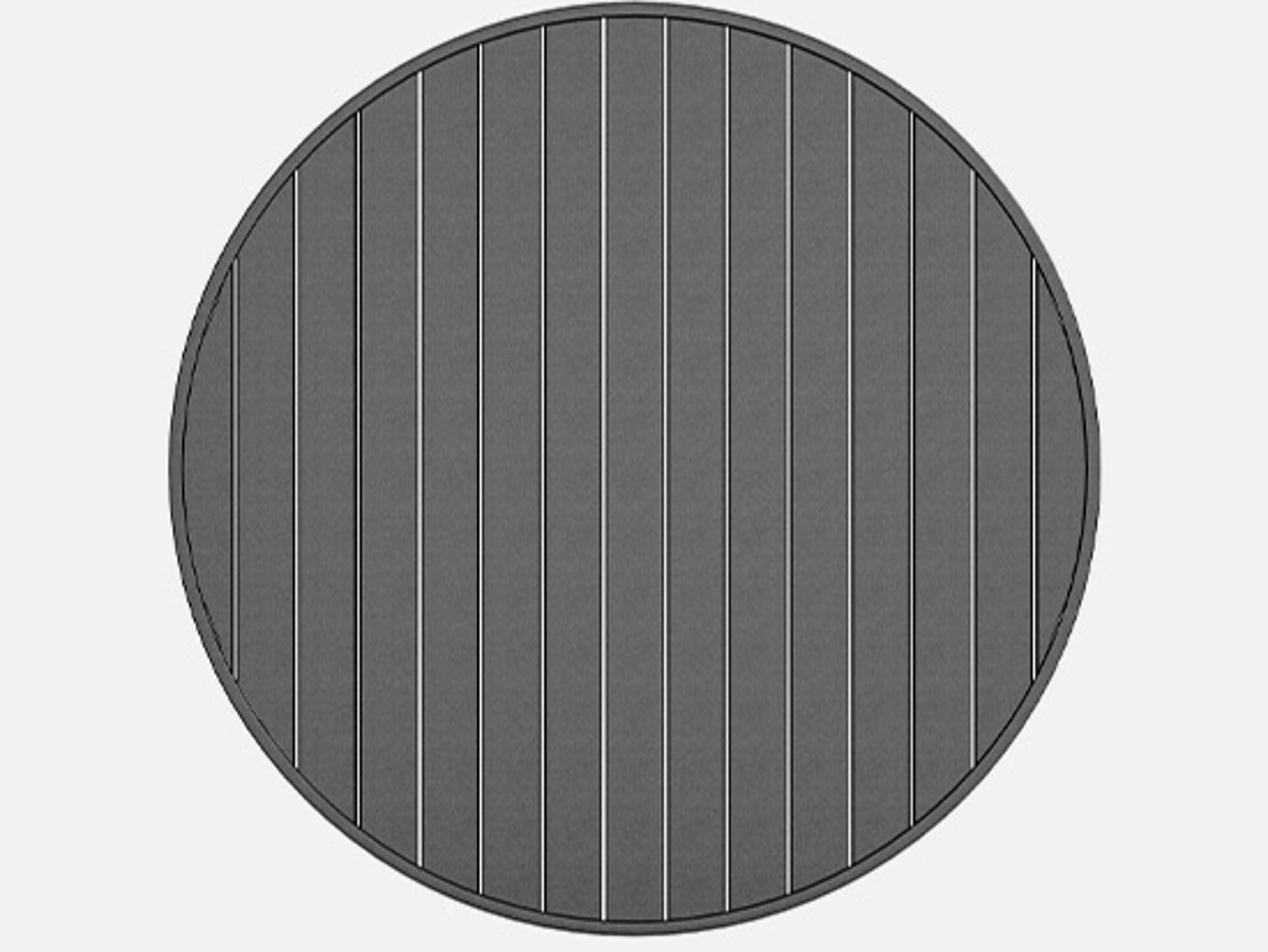 Homecrest Latitude Aluminum Round Table Top