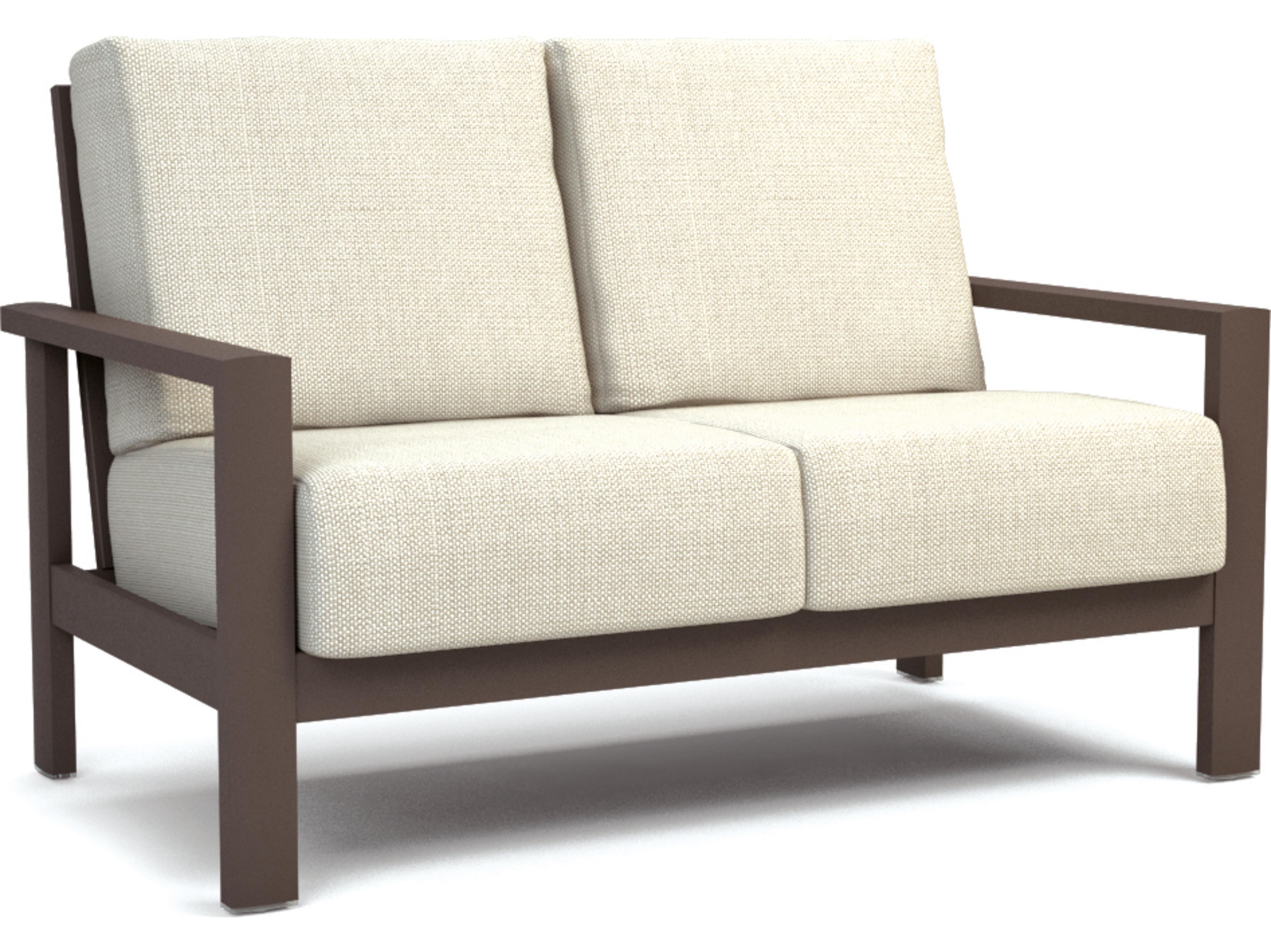 Homecrest Elements Cushion Aluminum Outdoor Patio Loveseat