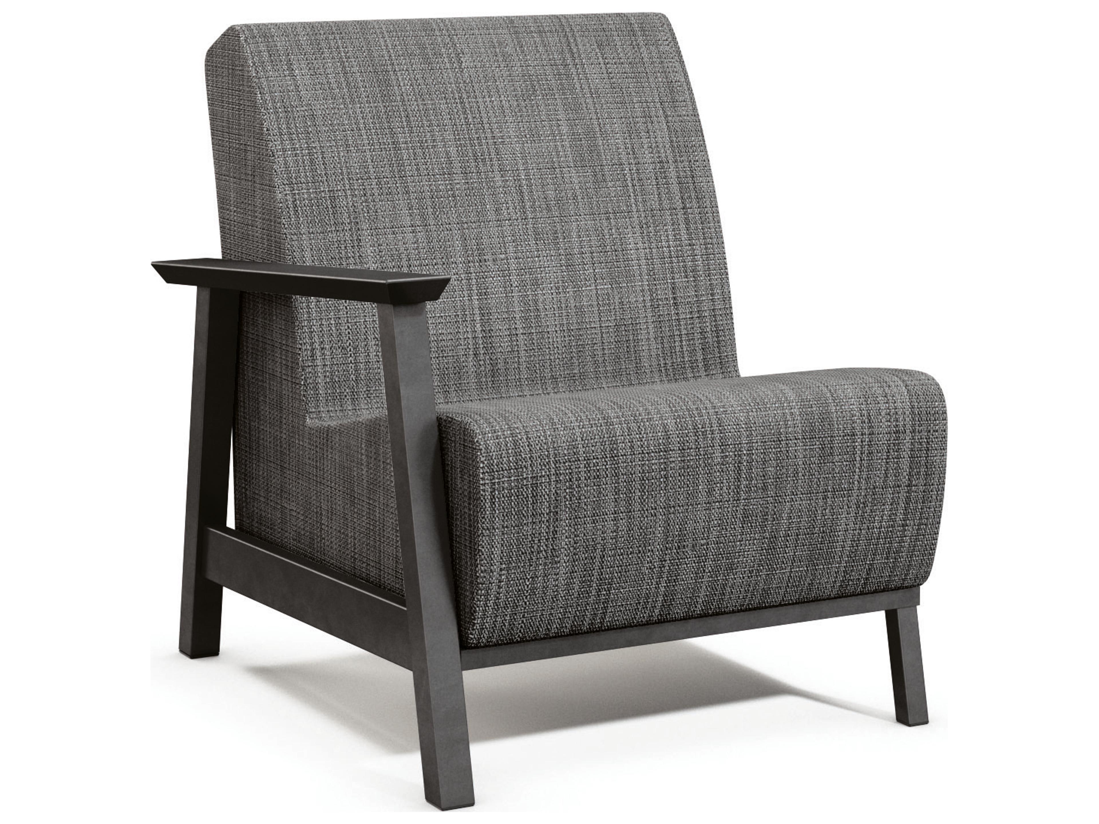 Homecrest Revive Air Sensation Sling Aluminum Right Arm Outdoor Lounge Chair