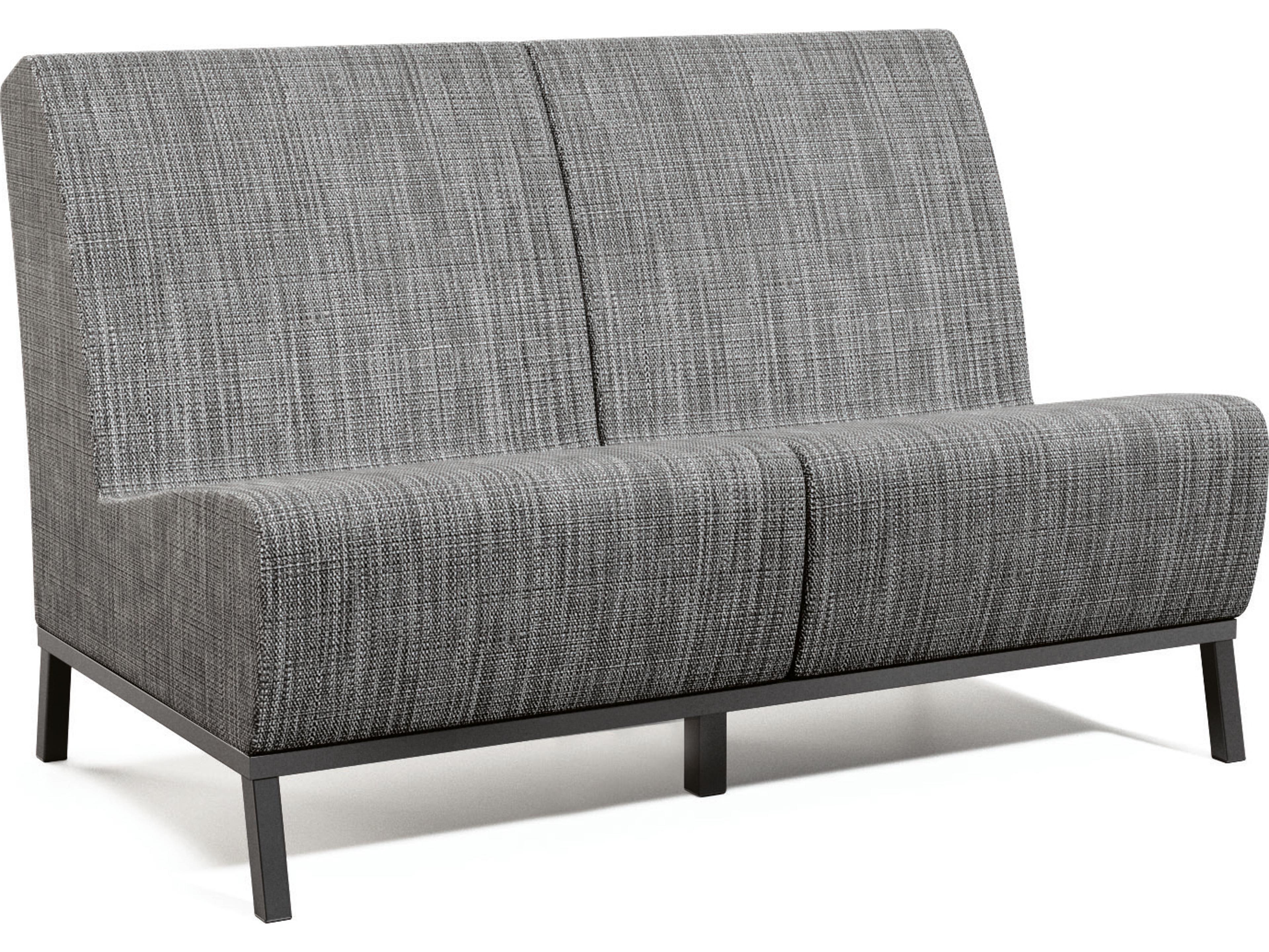 Homecrest Revive Air Sensation Sling Aluminum Modular Outdoor Patio Loveseat