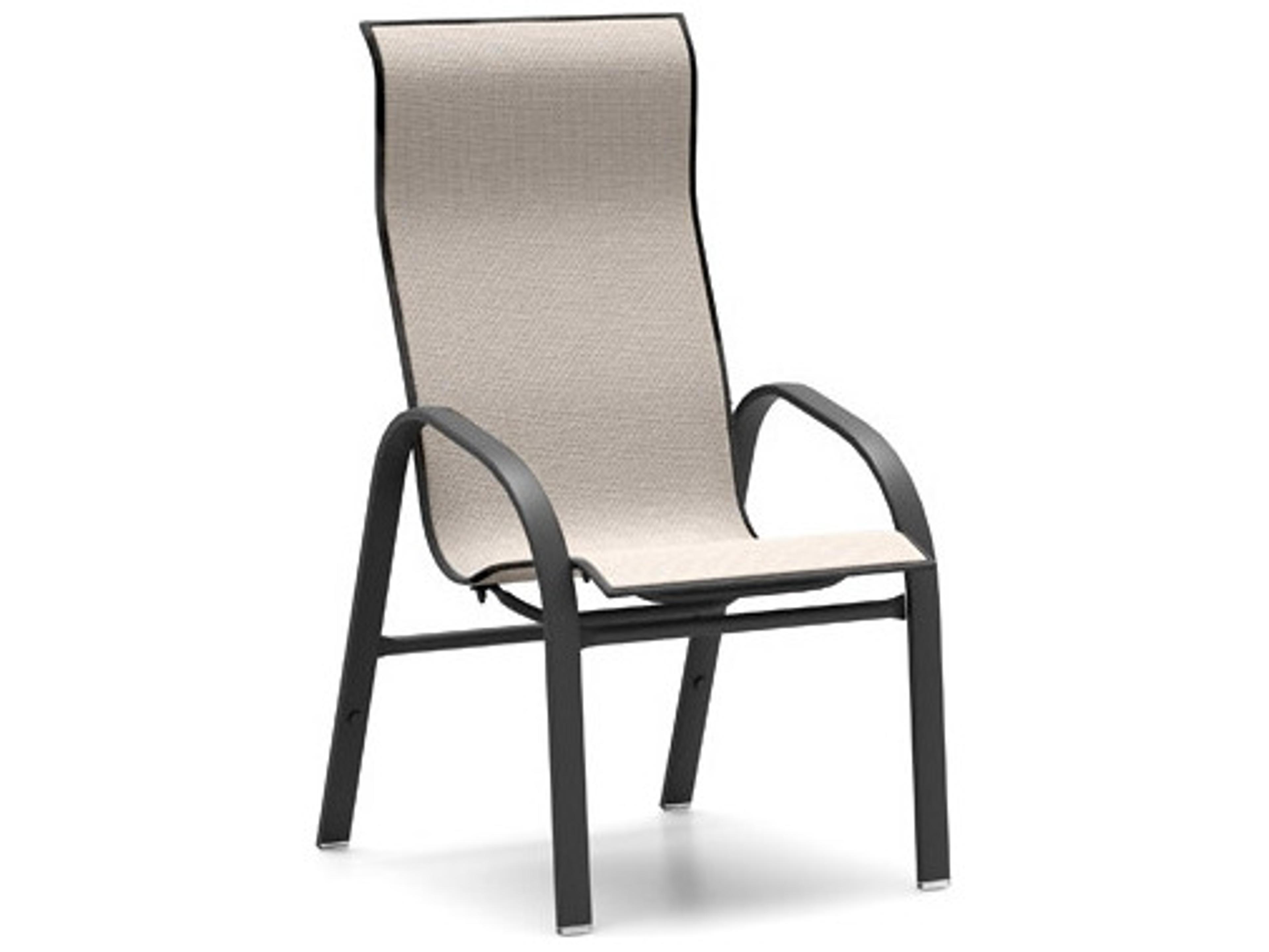 Homecrest Stella Sling Aluminum High Back Dining Chair