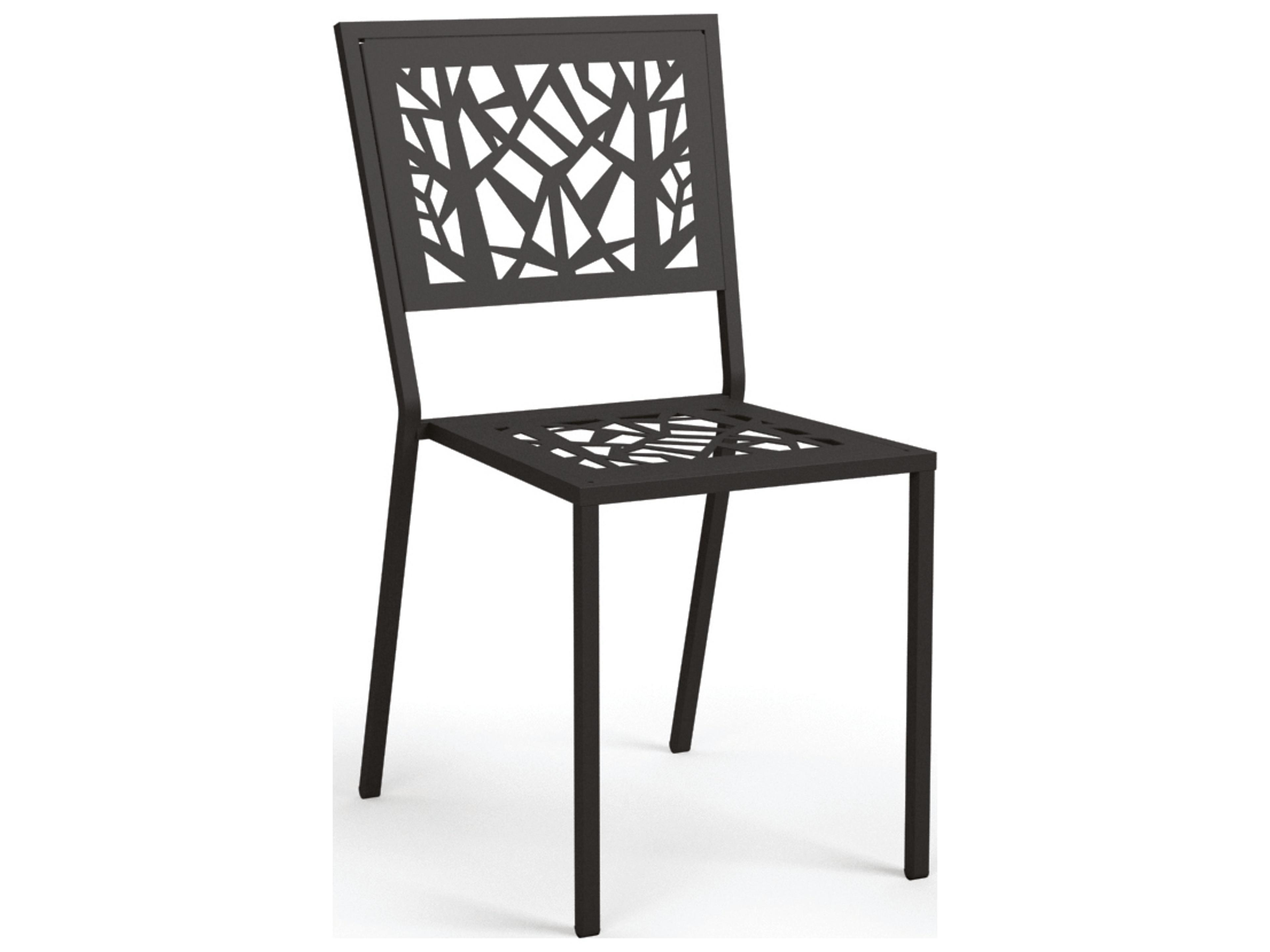 Homecrest Echo Steel Stackable Patio Dining Side Chair