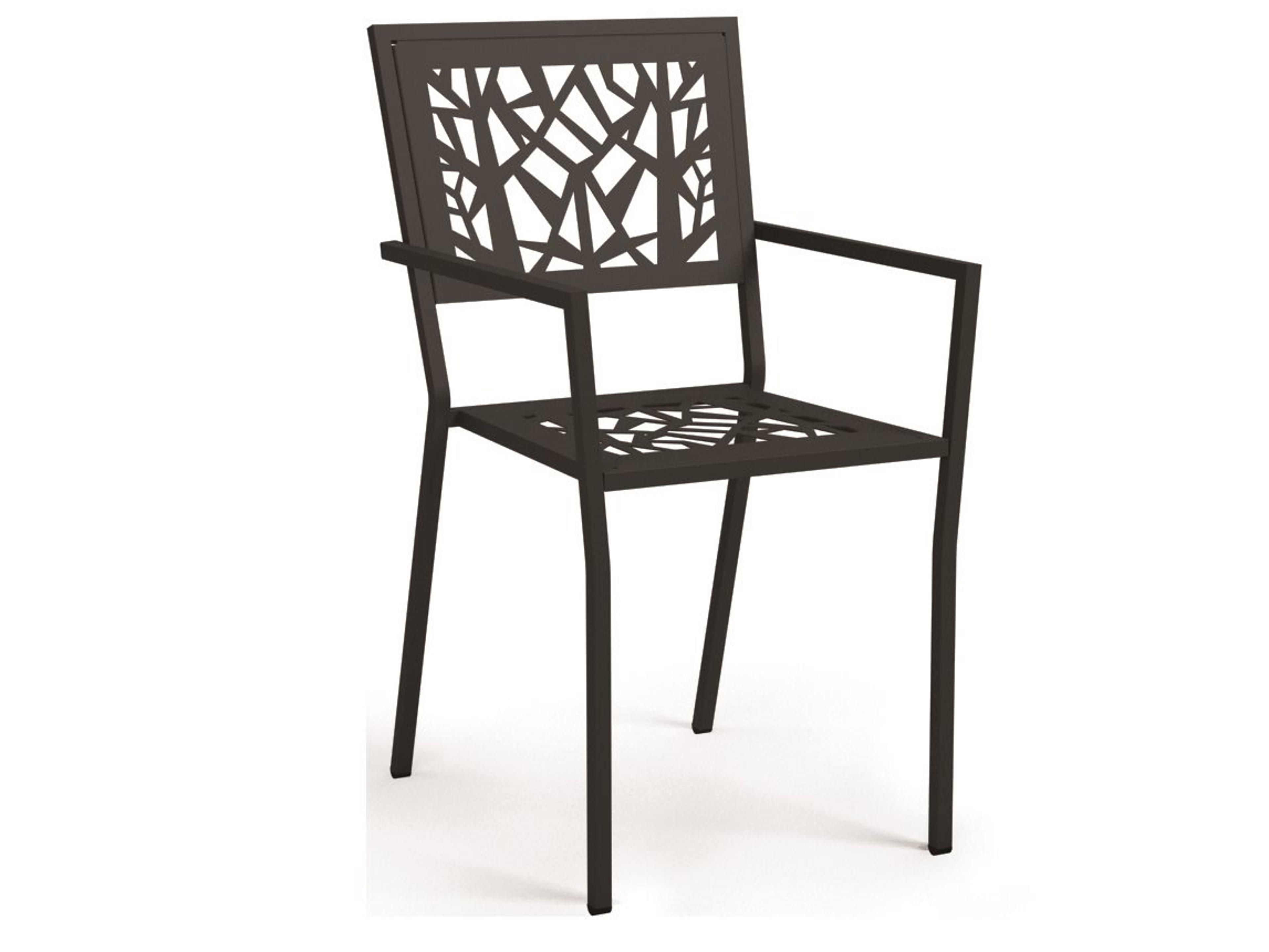 Homecrest Echo Steel Cushion Outdoor Patio Dining Chair Set of 2
