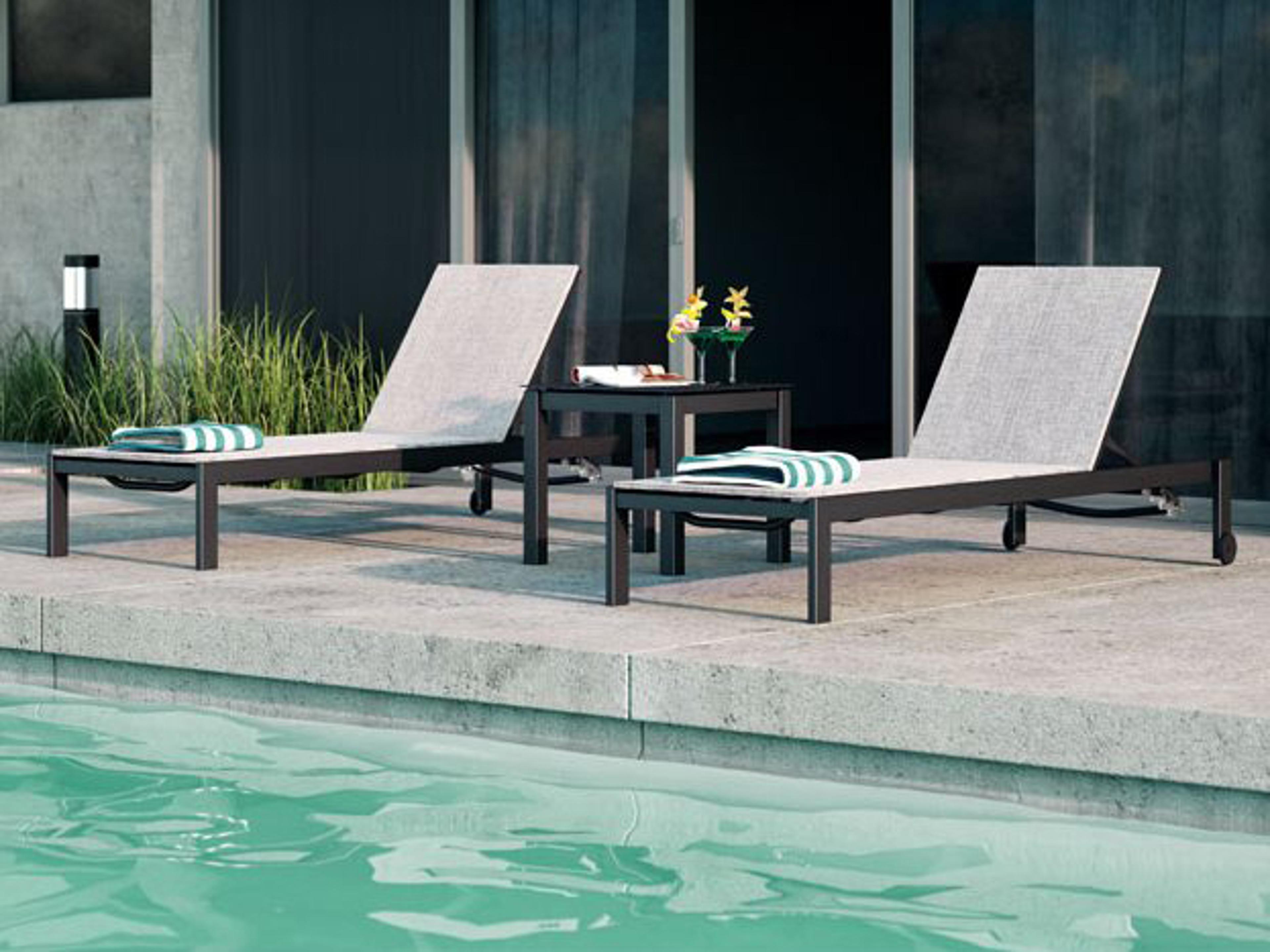 Homecrest Allure Sling Aluminum Patio Lounge Set