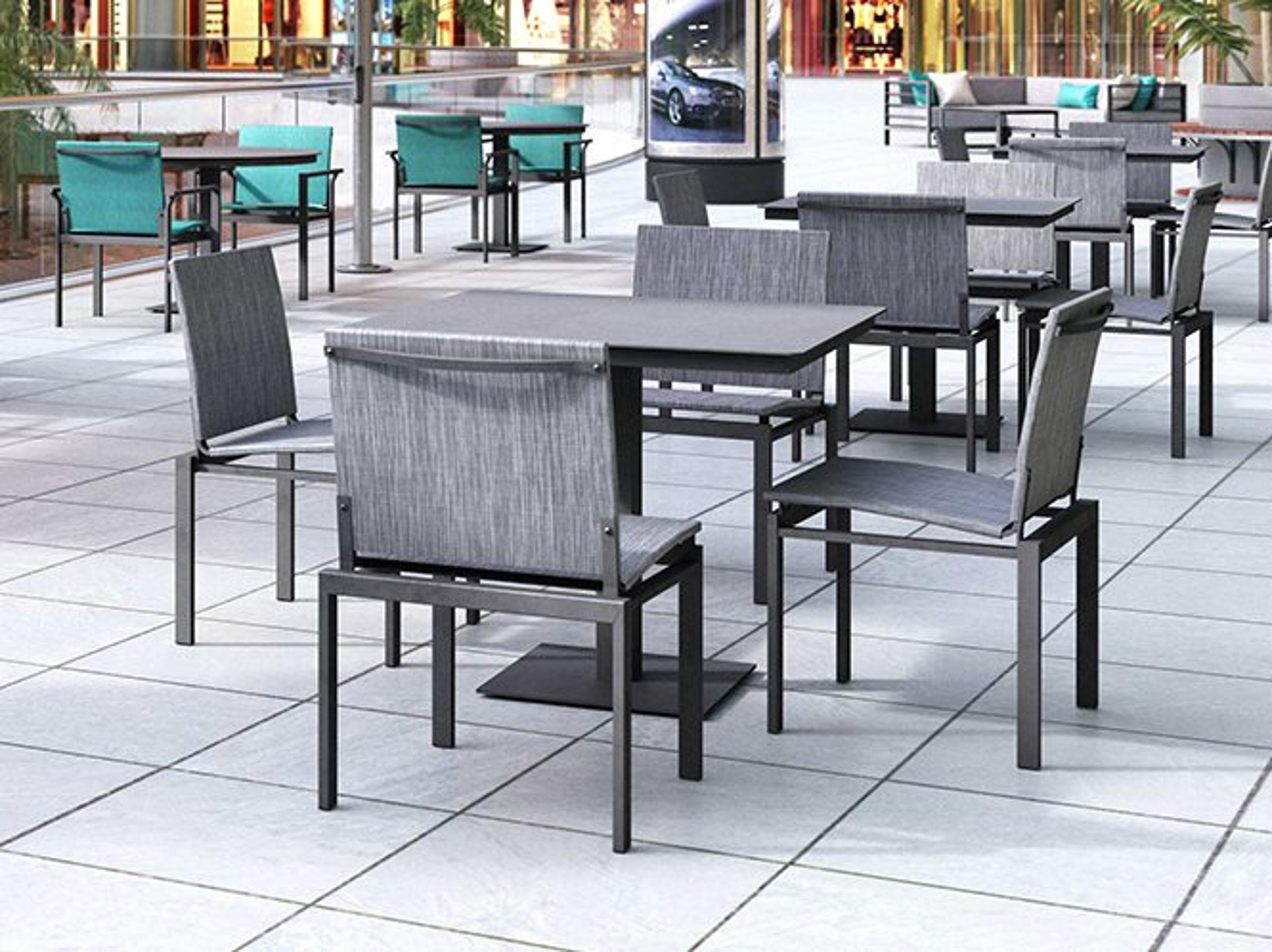 Homecrest Allure Sling Aluminum Outdoor Dining Set