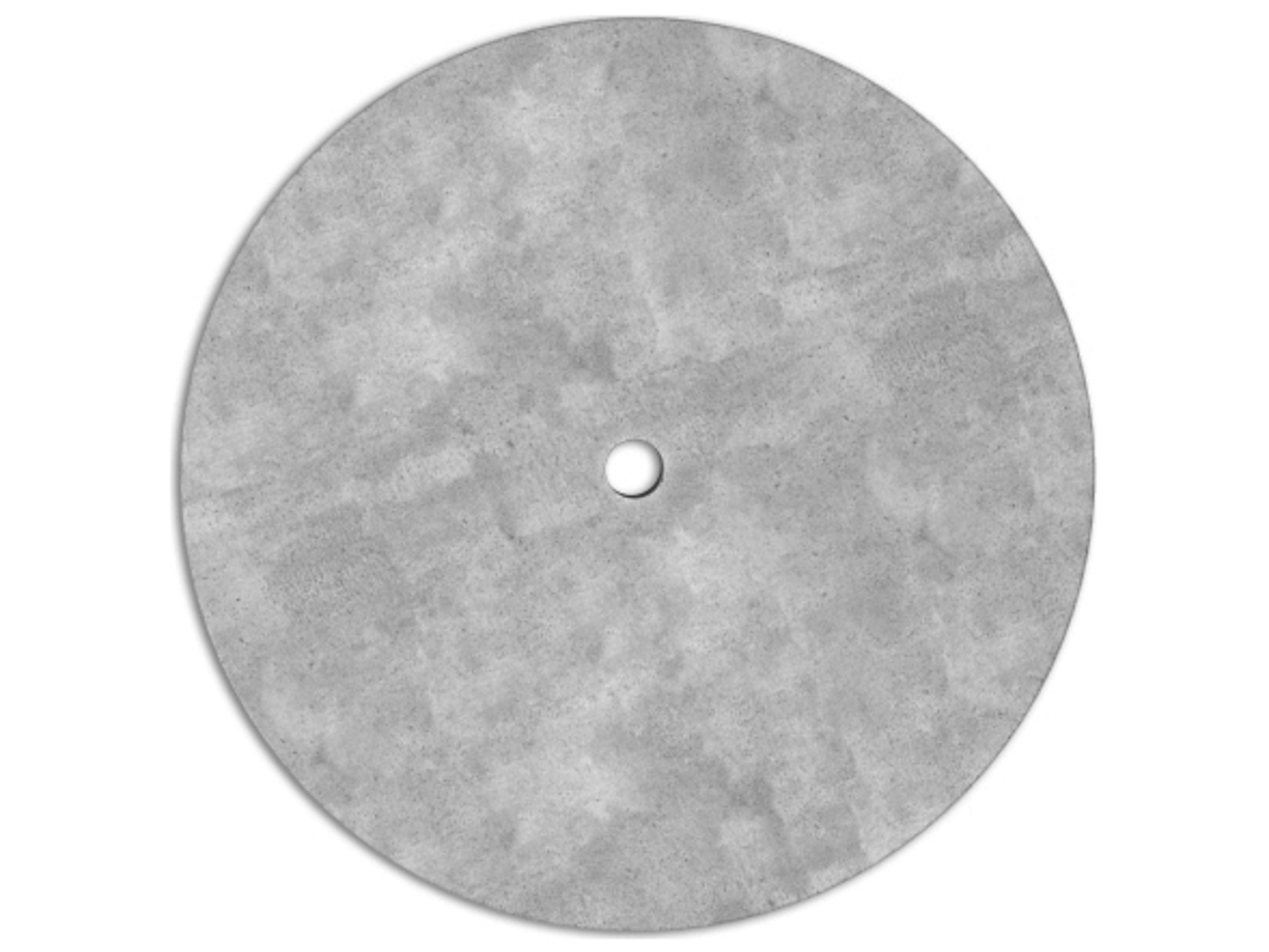 Homecrest Concrete Faux Stone Round Table Top with Umbrella Hole