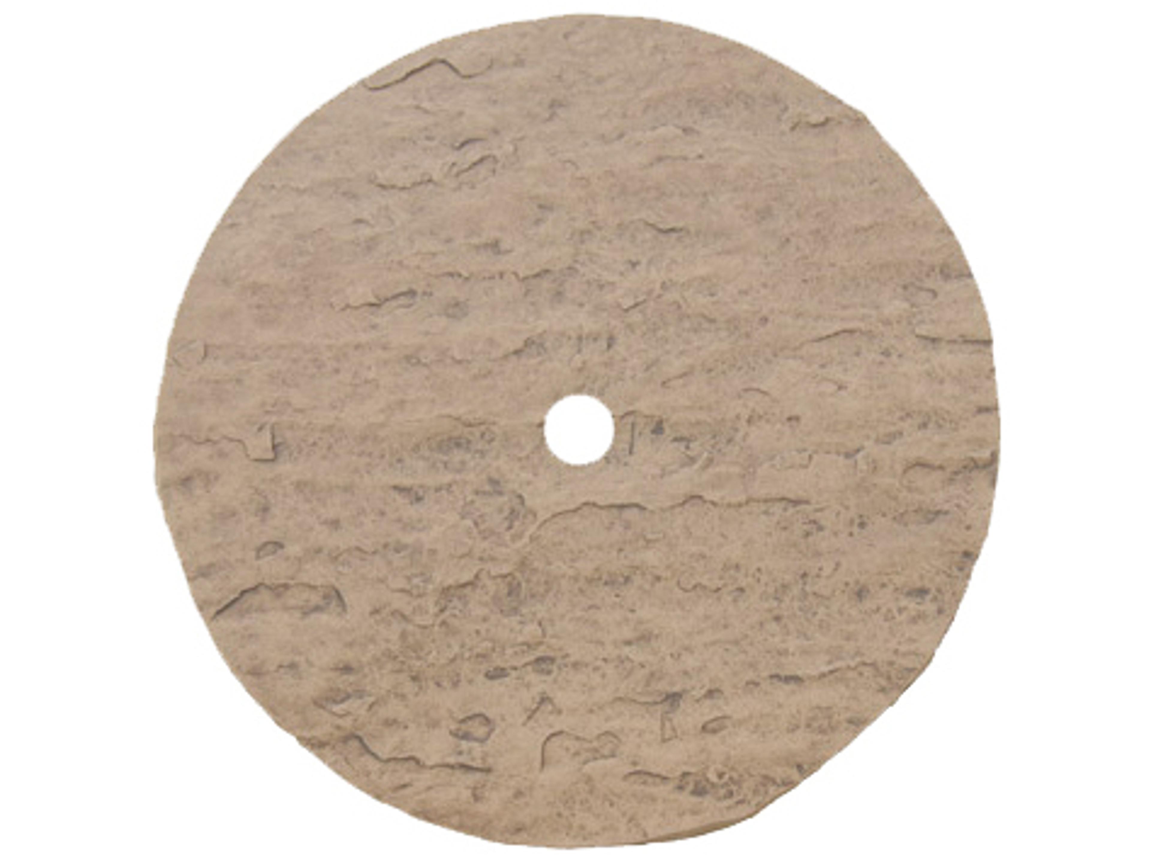 Homecrest Sandstone Faux Round Table Top with Umbrella Hole