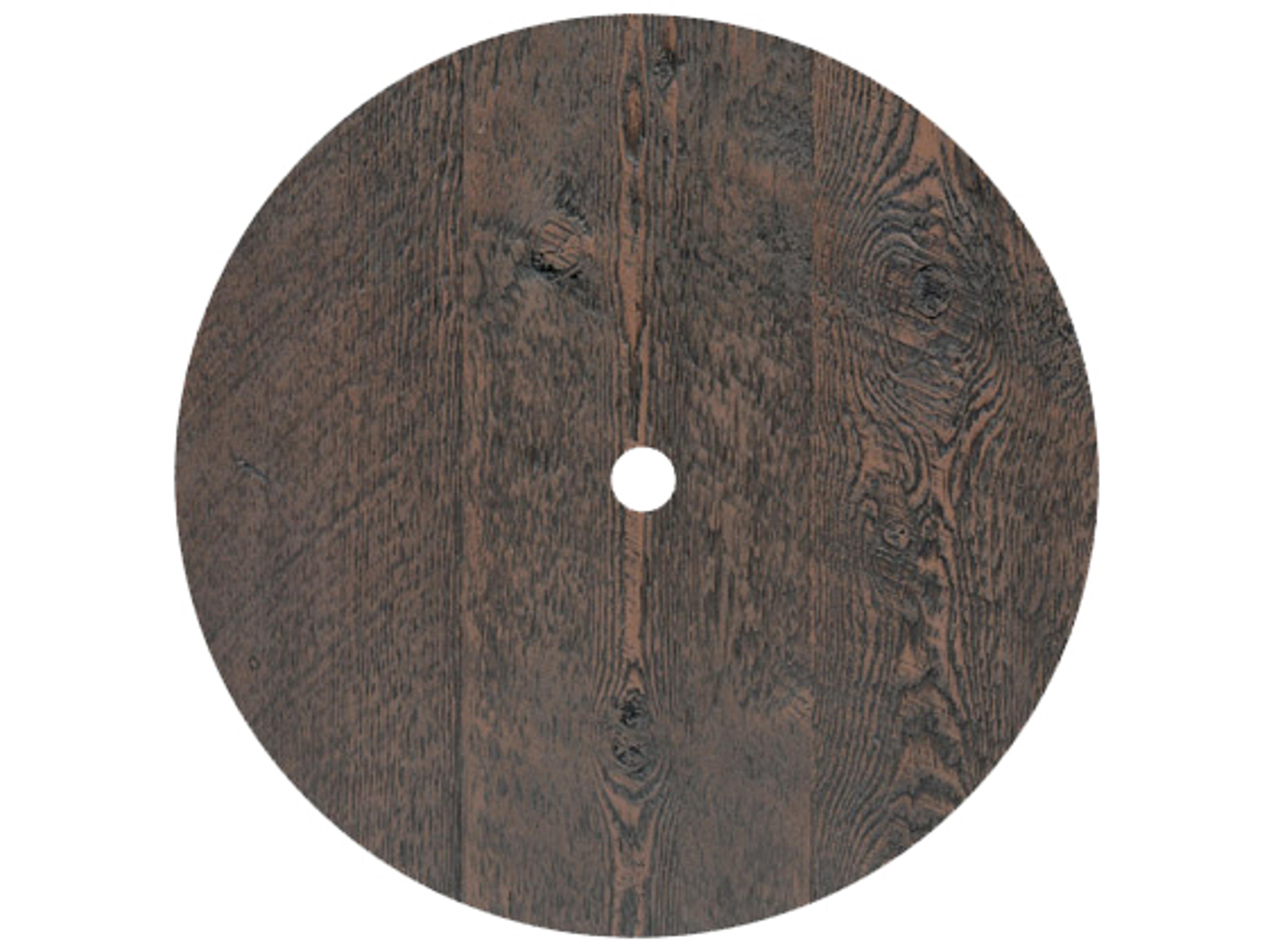 Homecrest Timber Faux Wood Round Table Top with Umbrella Hole
