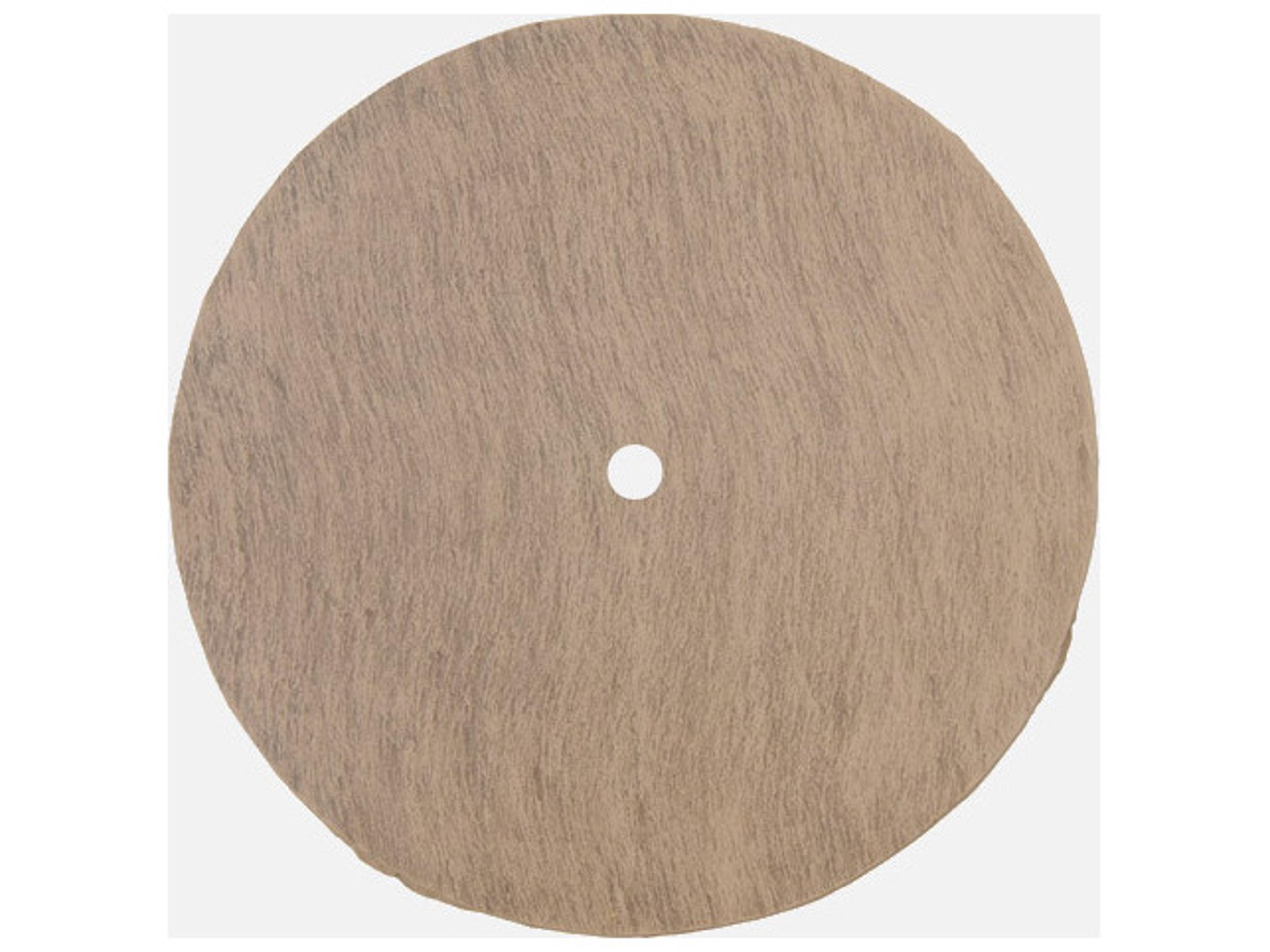 Homecrest Slate Faux Stone Round Table Top with Umbrella Hole