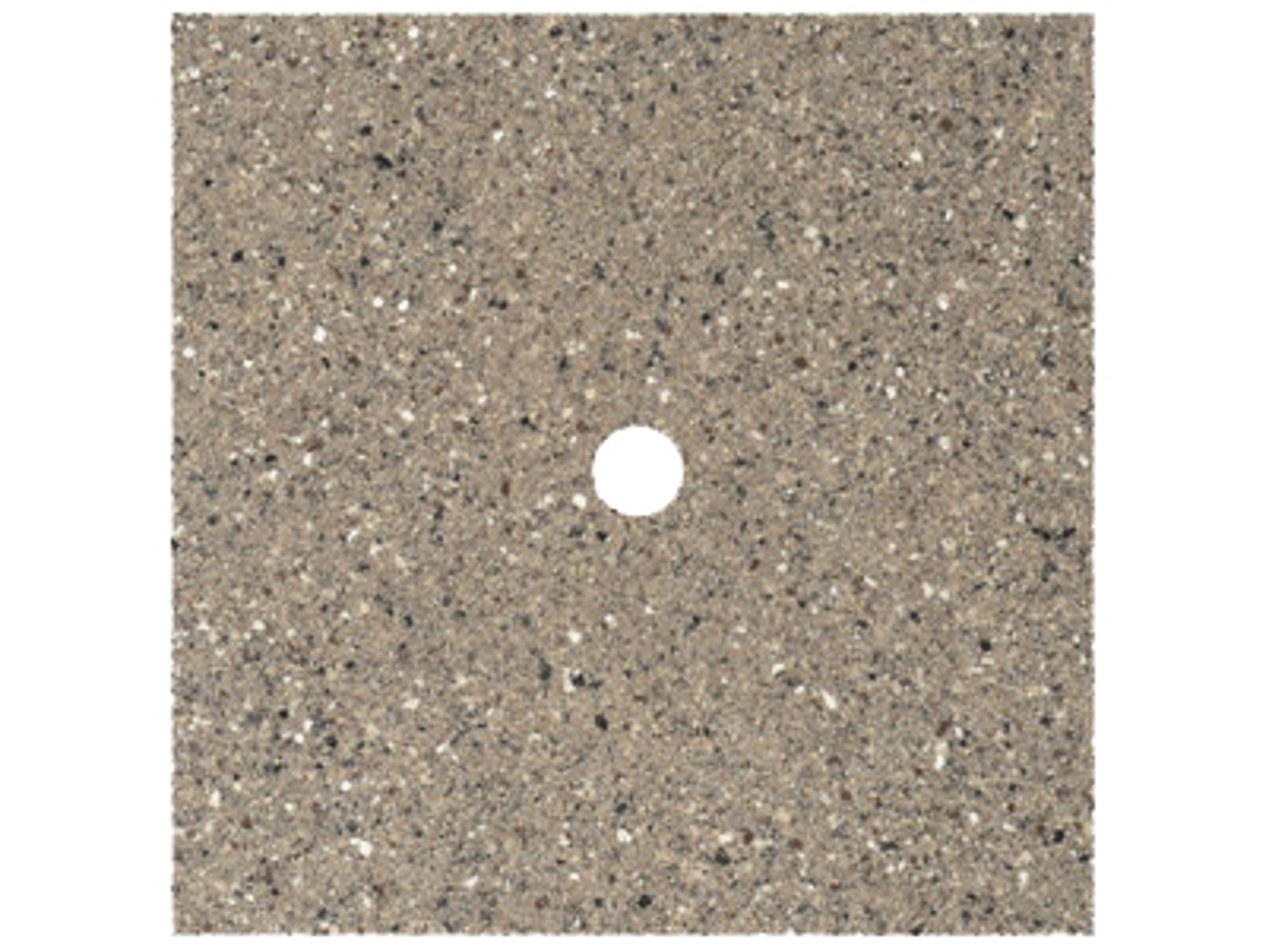 Homecrest Stonegate Square Table Top with Umbrella Hole