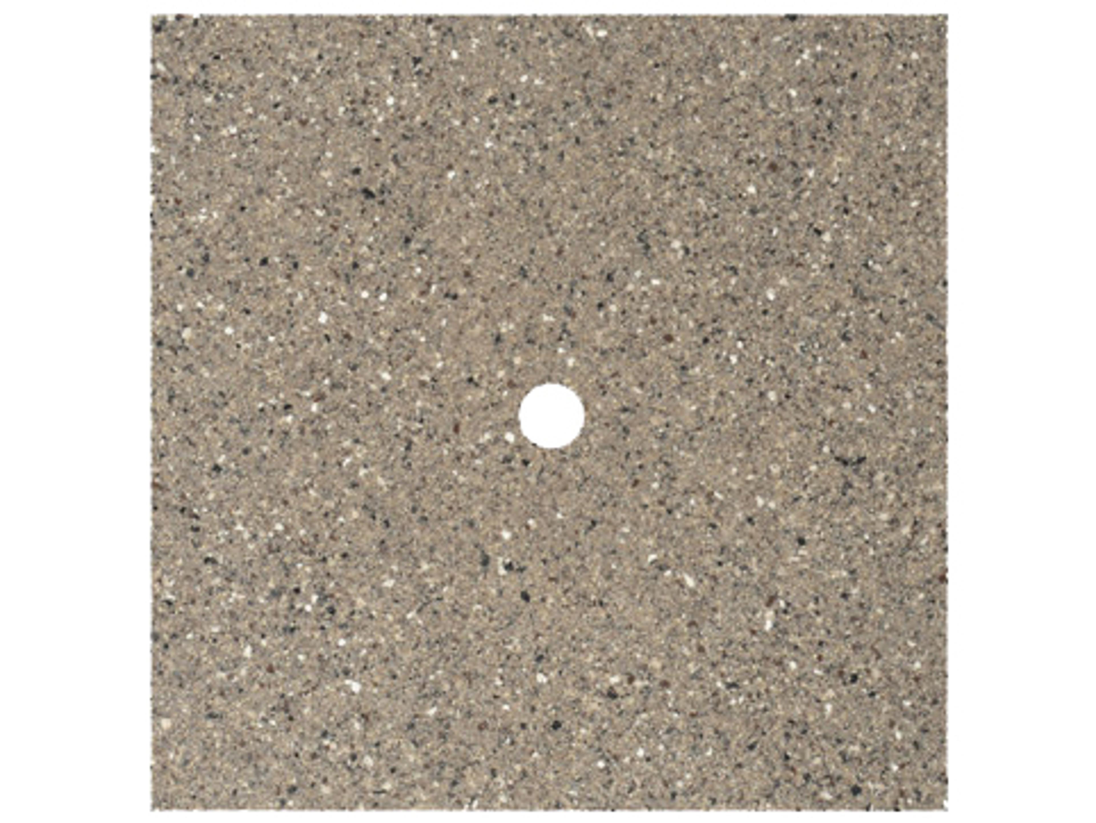Homecrest Stonegate Square Table Top with Umbrella Hole
