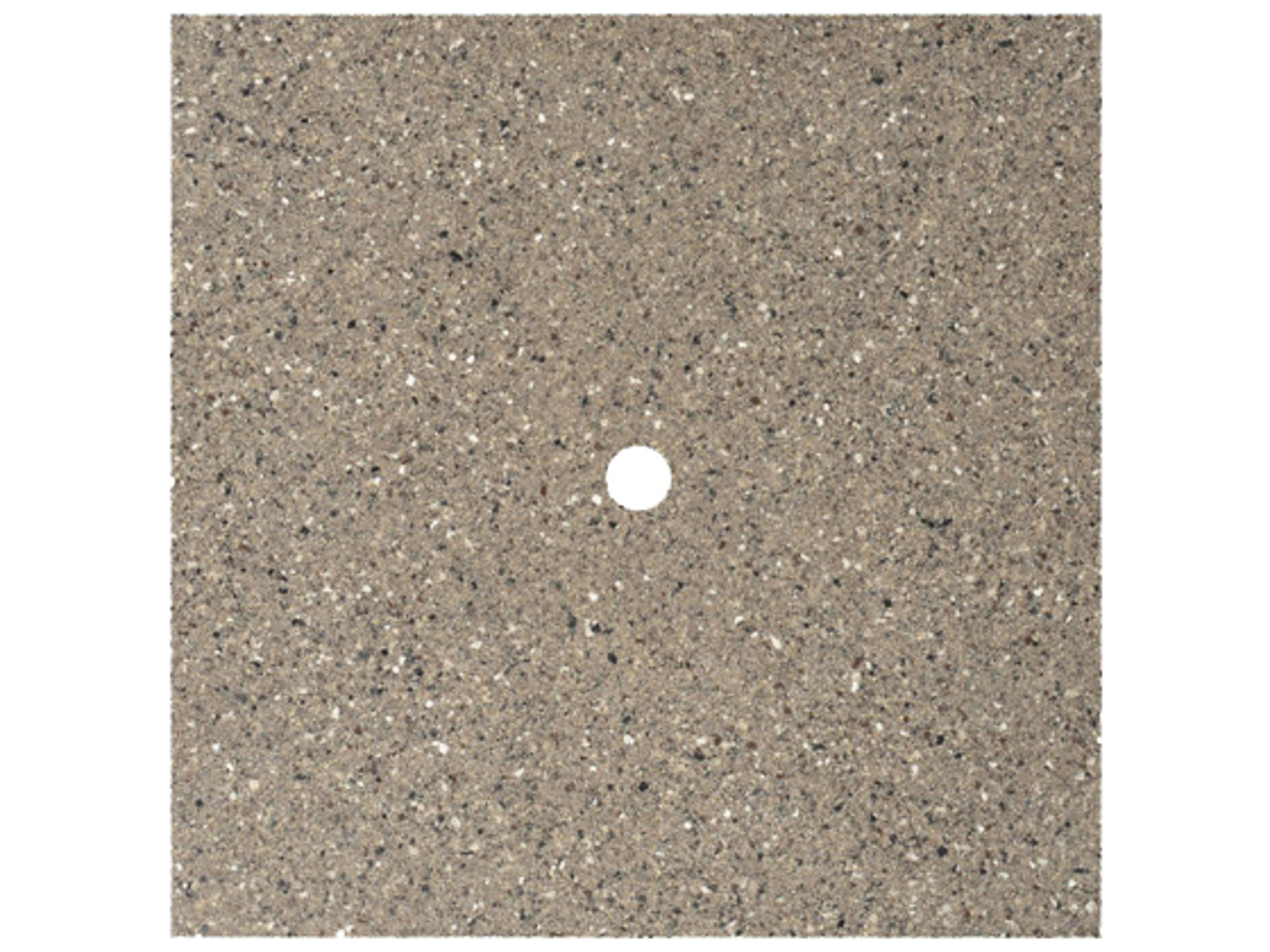 Homecrest Stonegate Square Table Top with Umbrella Hole